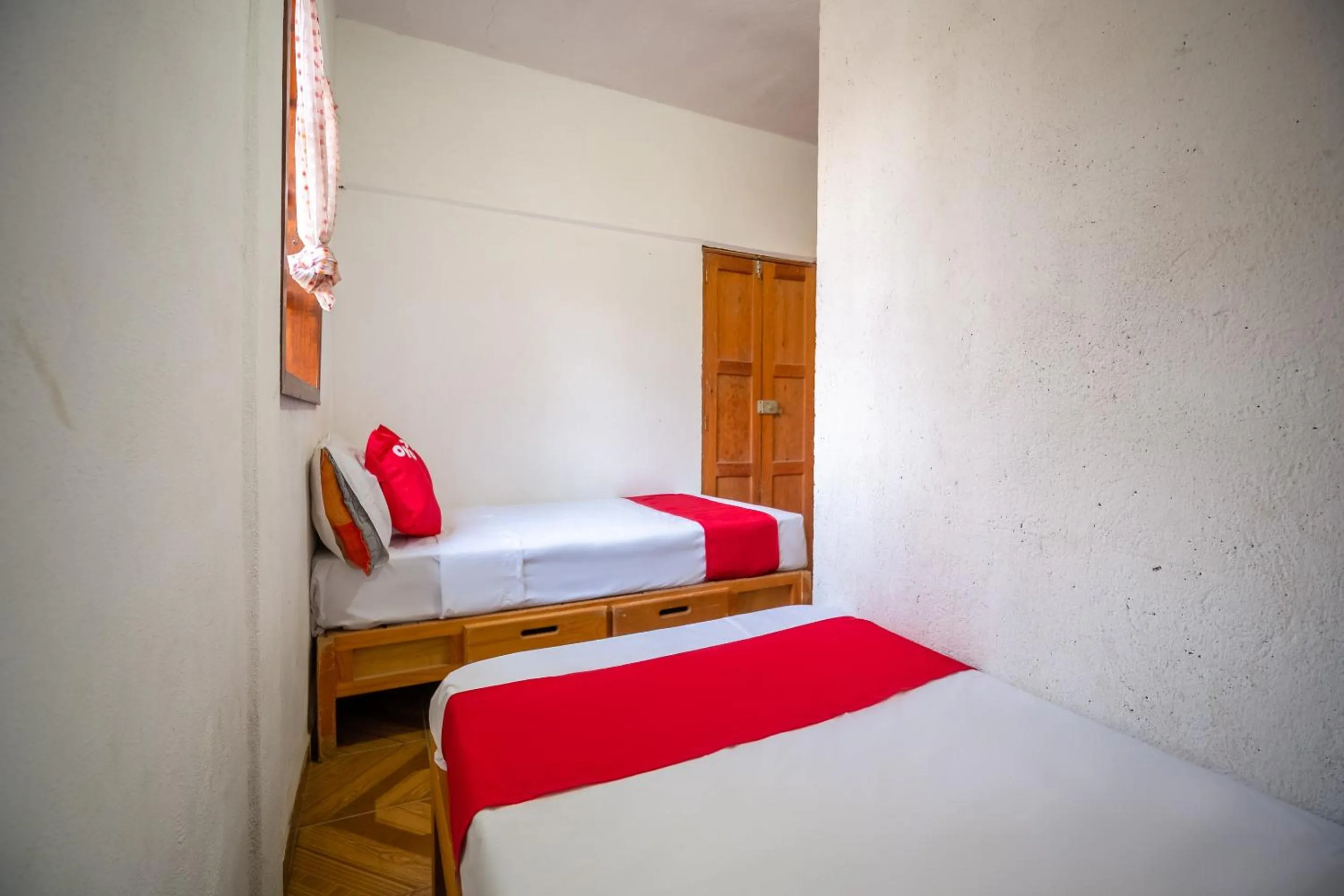 Bedroom, Bed in OYO Cabañas Abril, Mazunte