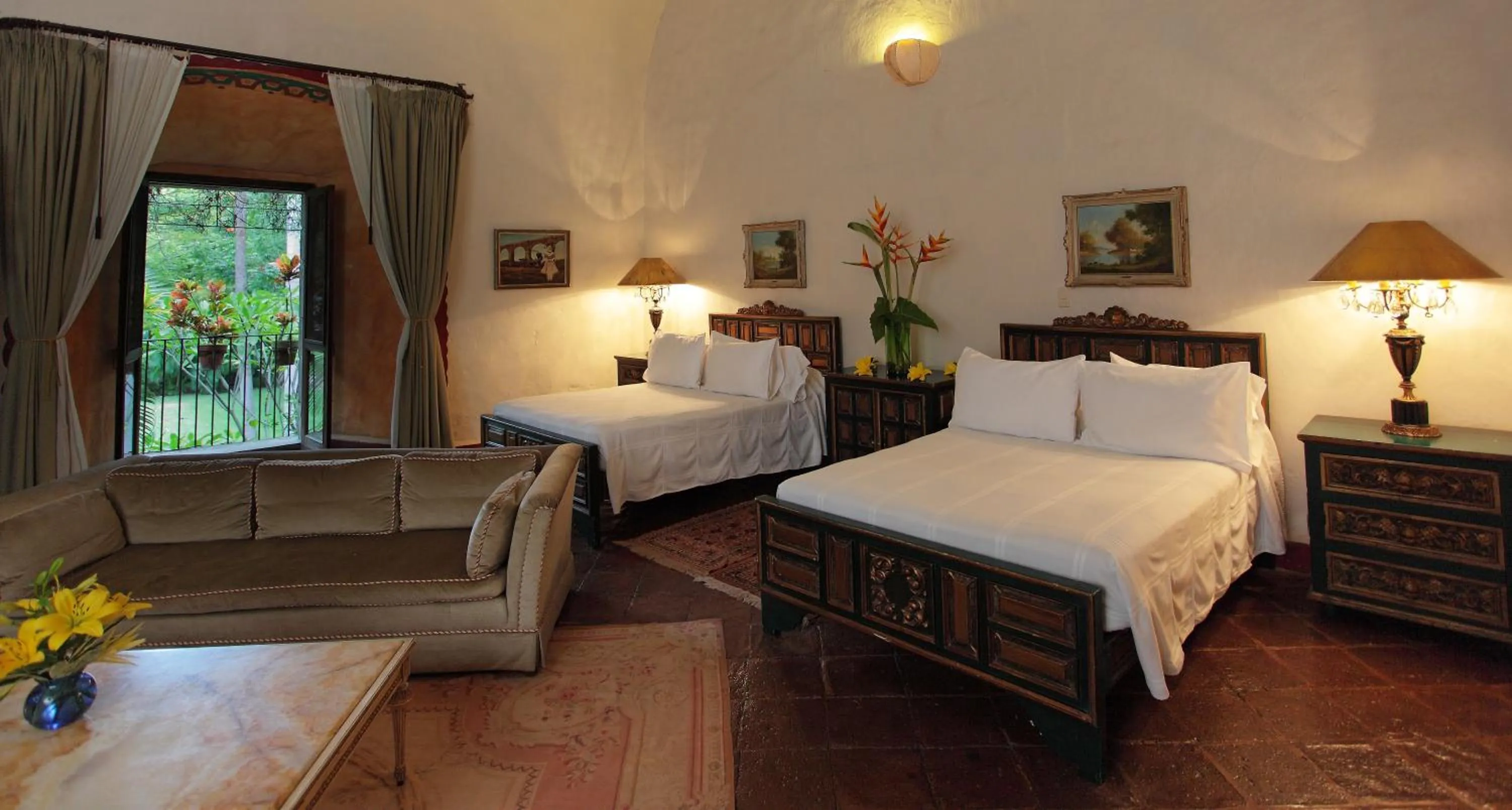 Bed in Hacienda San Gabriel de las Palmas