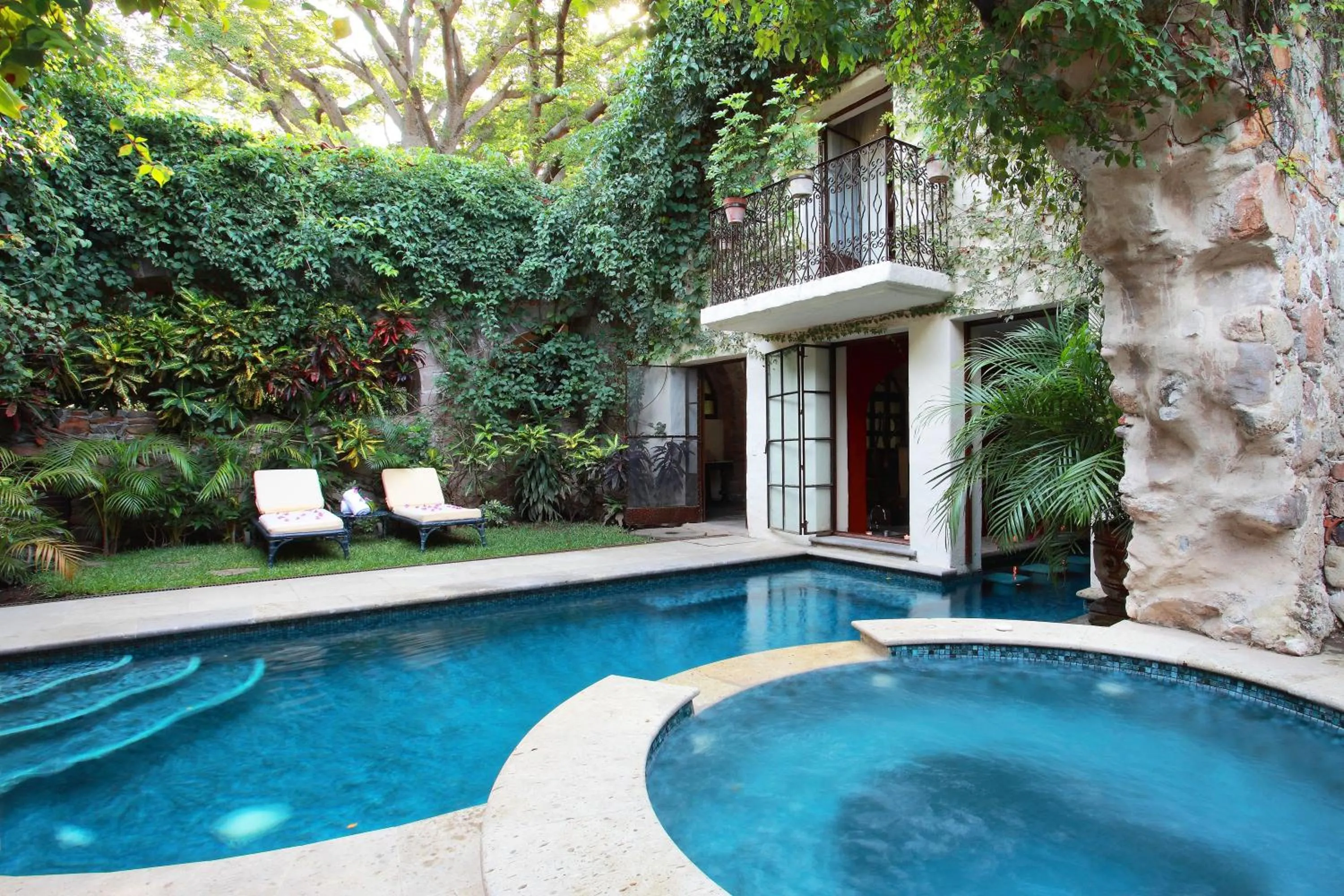Garden in Hacienda San Gabriel de las Palmas