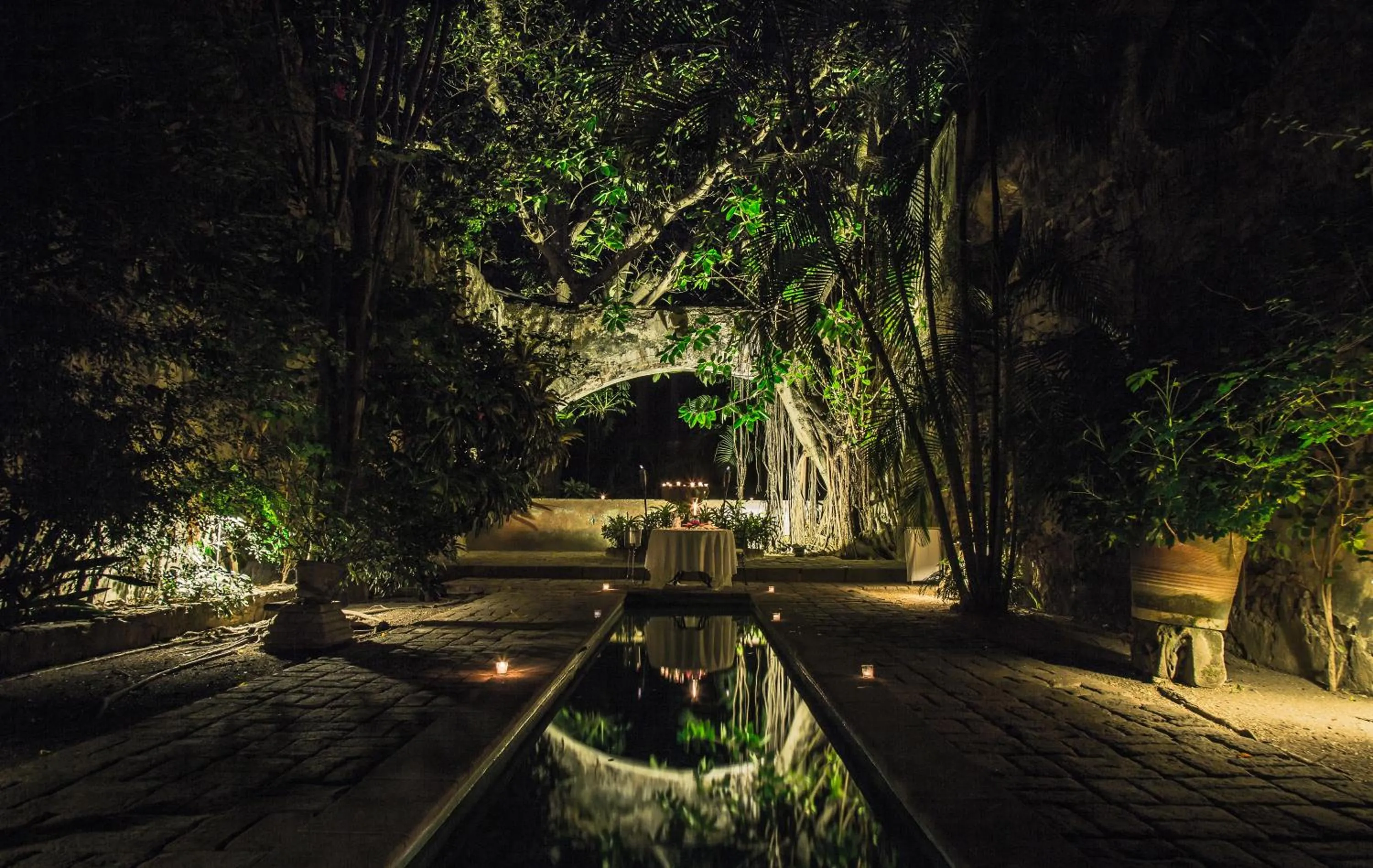 Garden in Hacienda San Gabriel de las Palmas