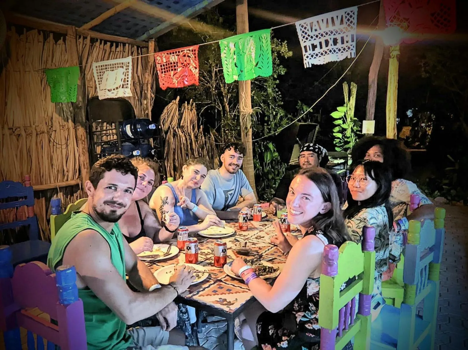 Food and drinks in Hostel Candelaria