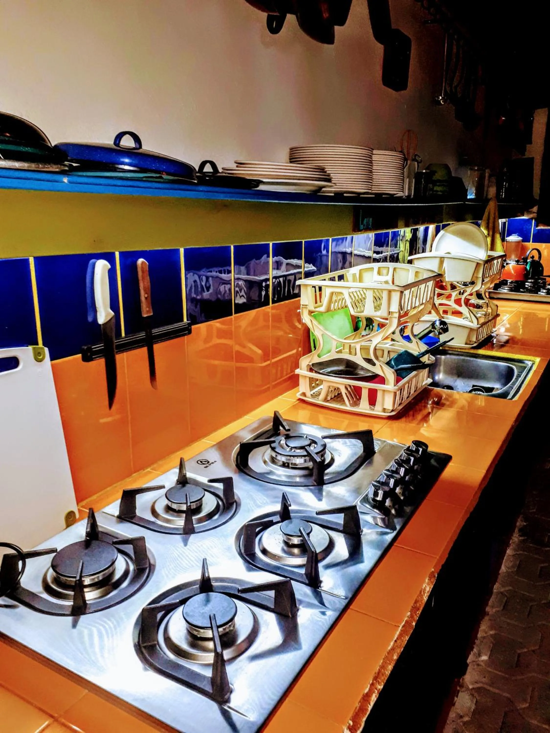 Kitchen or kitchenette in Hostel Candelaria