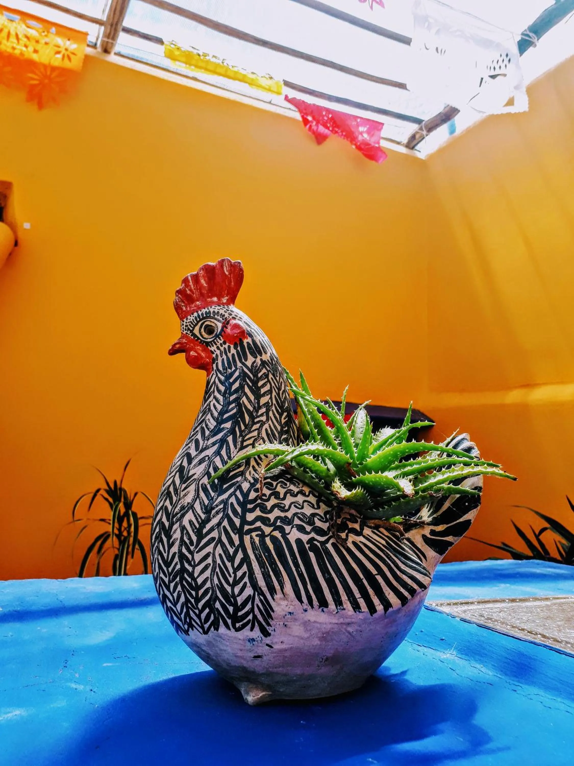 Decorative detail in Hostel Candelaria