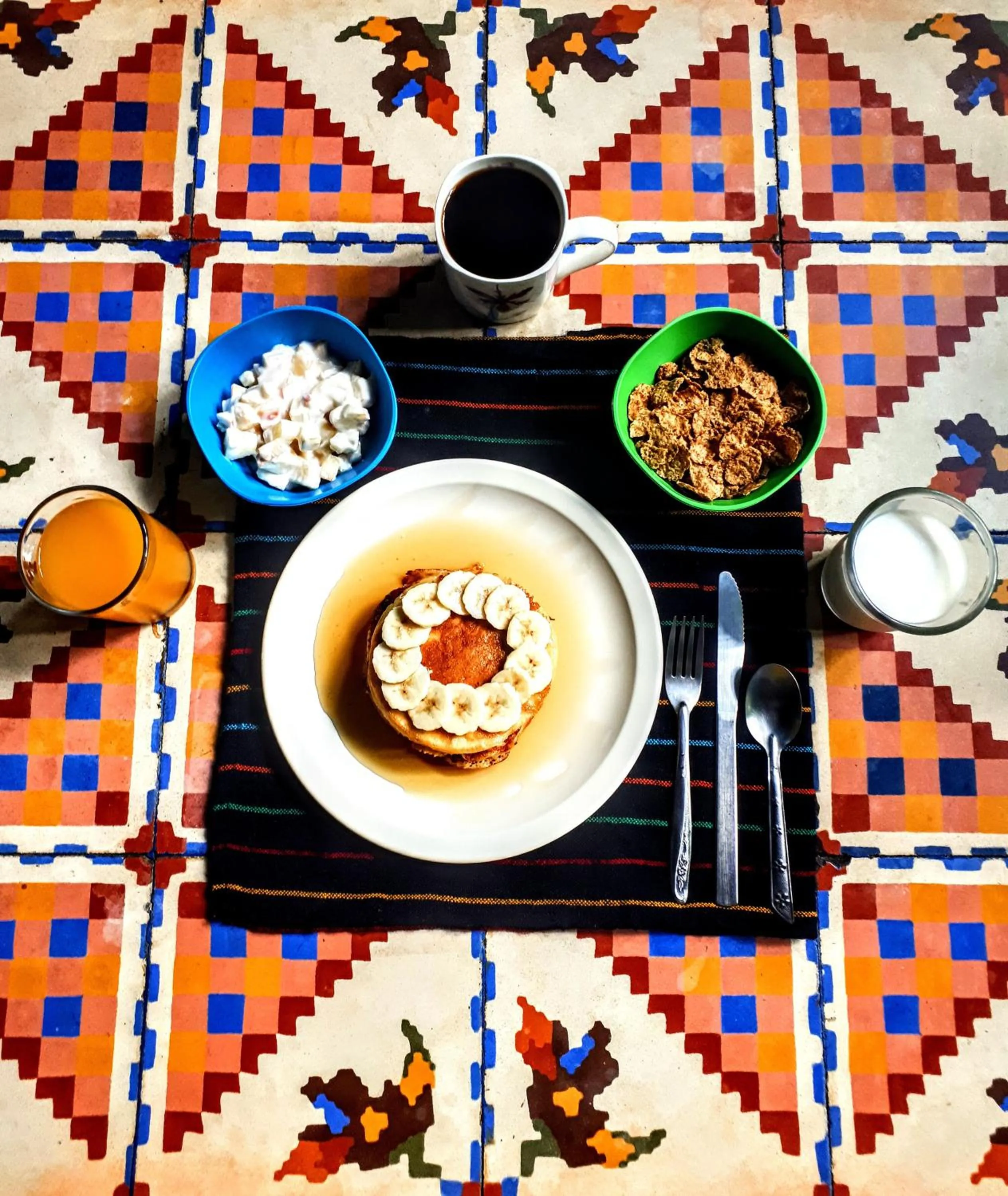 Food and drinks in Hostel Candelaria