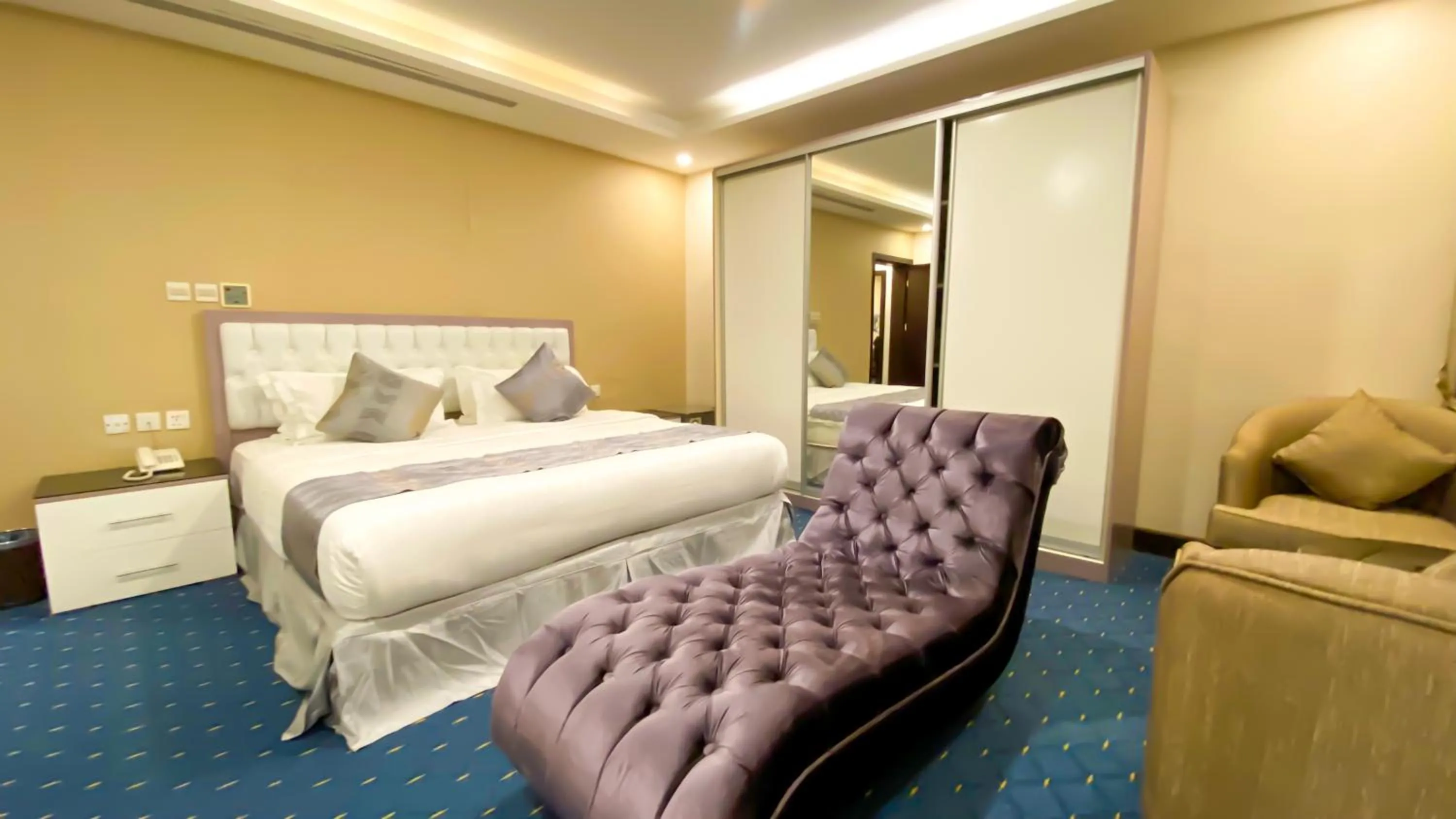 Bed in Al Maali Hotel Jazan