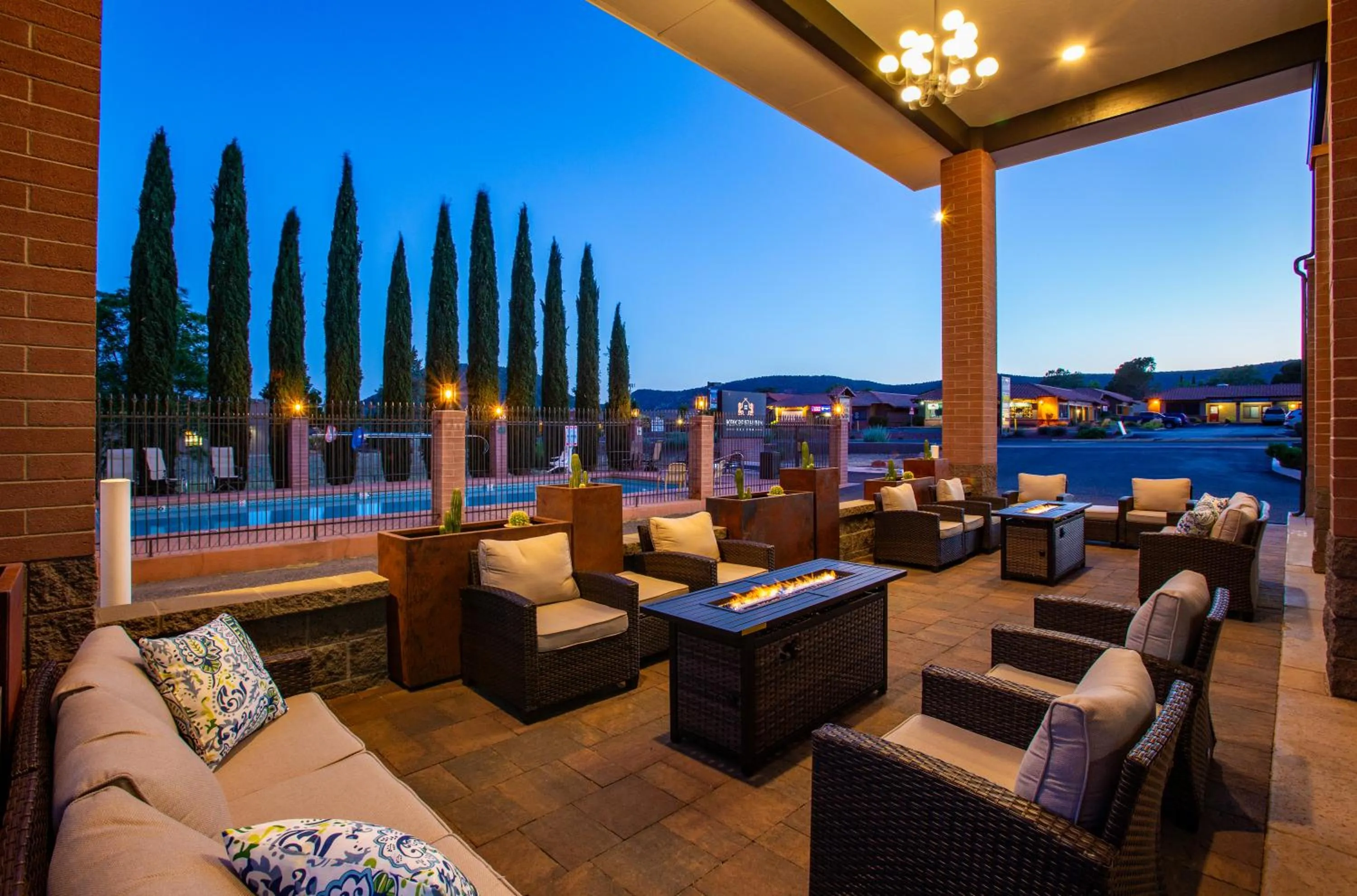 Patio in Kokopelli Inn Sedona, Trademark Collection by Wyndham