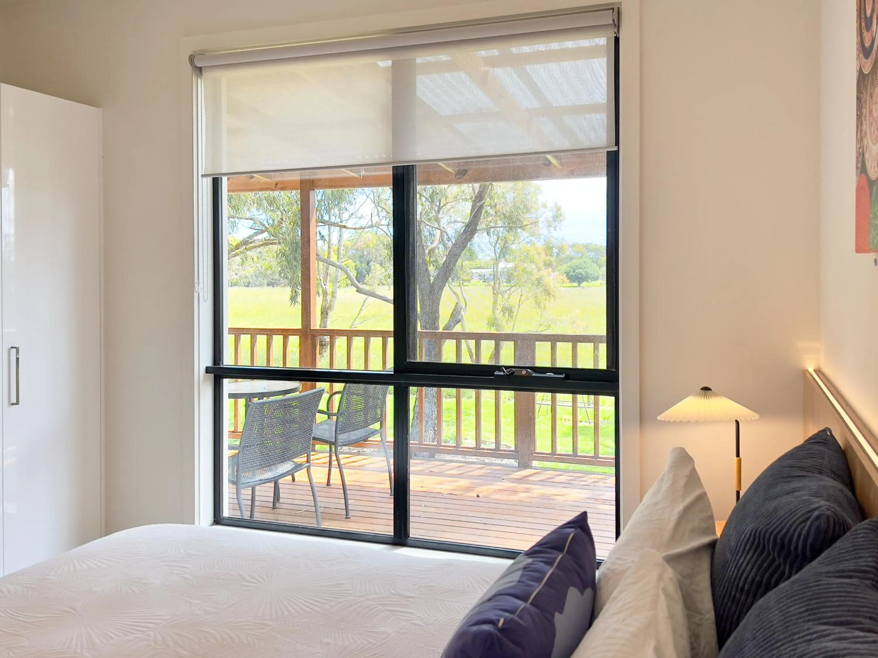 View (from property/room), Bed in A1 Motels and Apartments Port Fairy