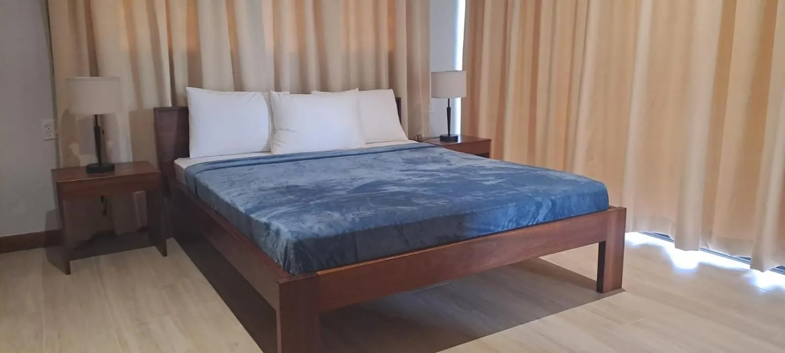 Bed in Houttuyn Wellness River Resort