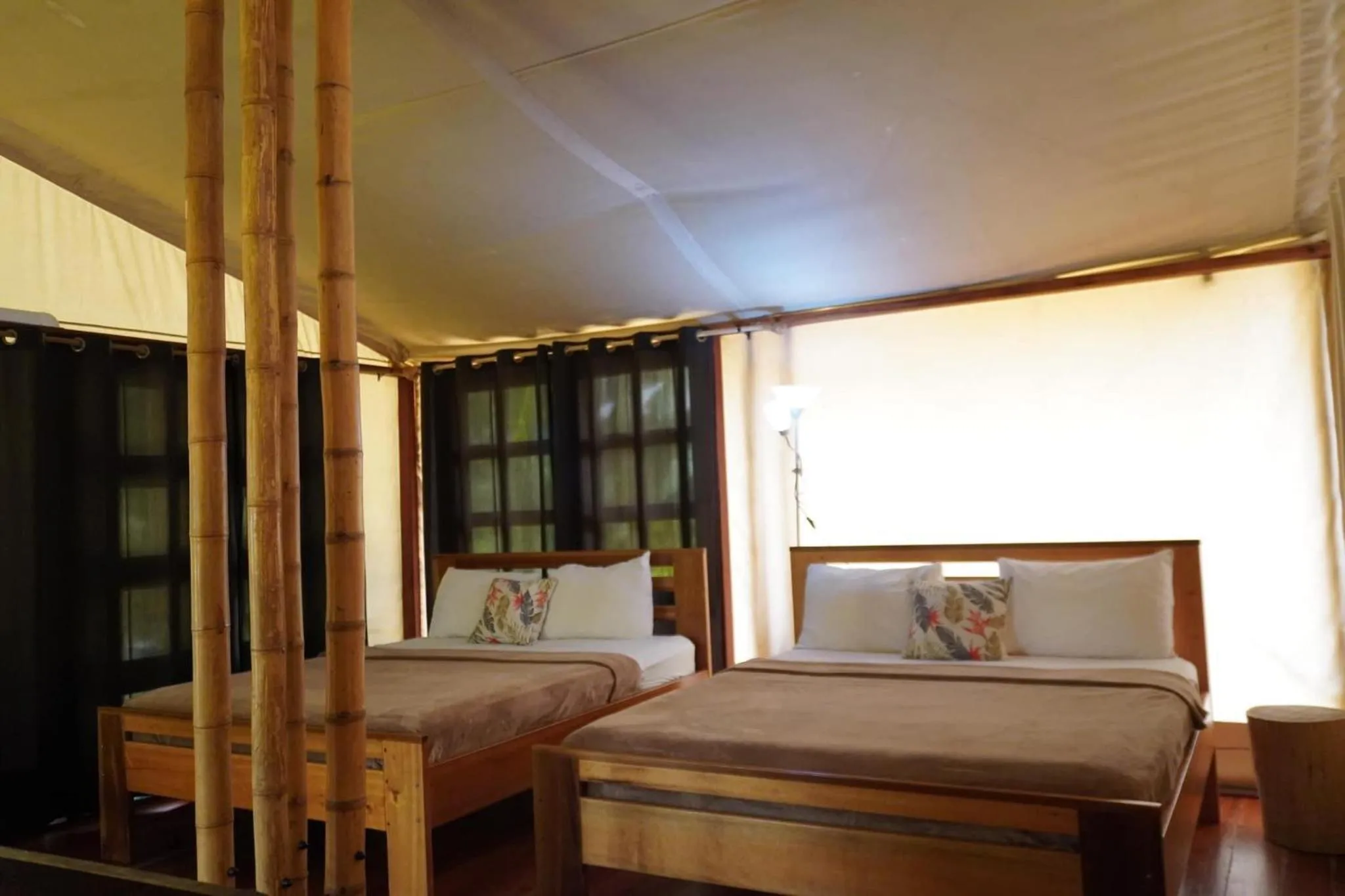 Bed in Houttuyn Wellness River Resort