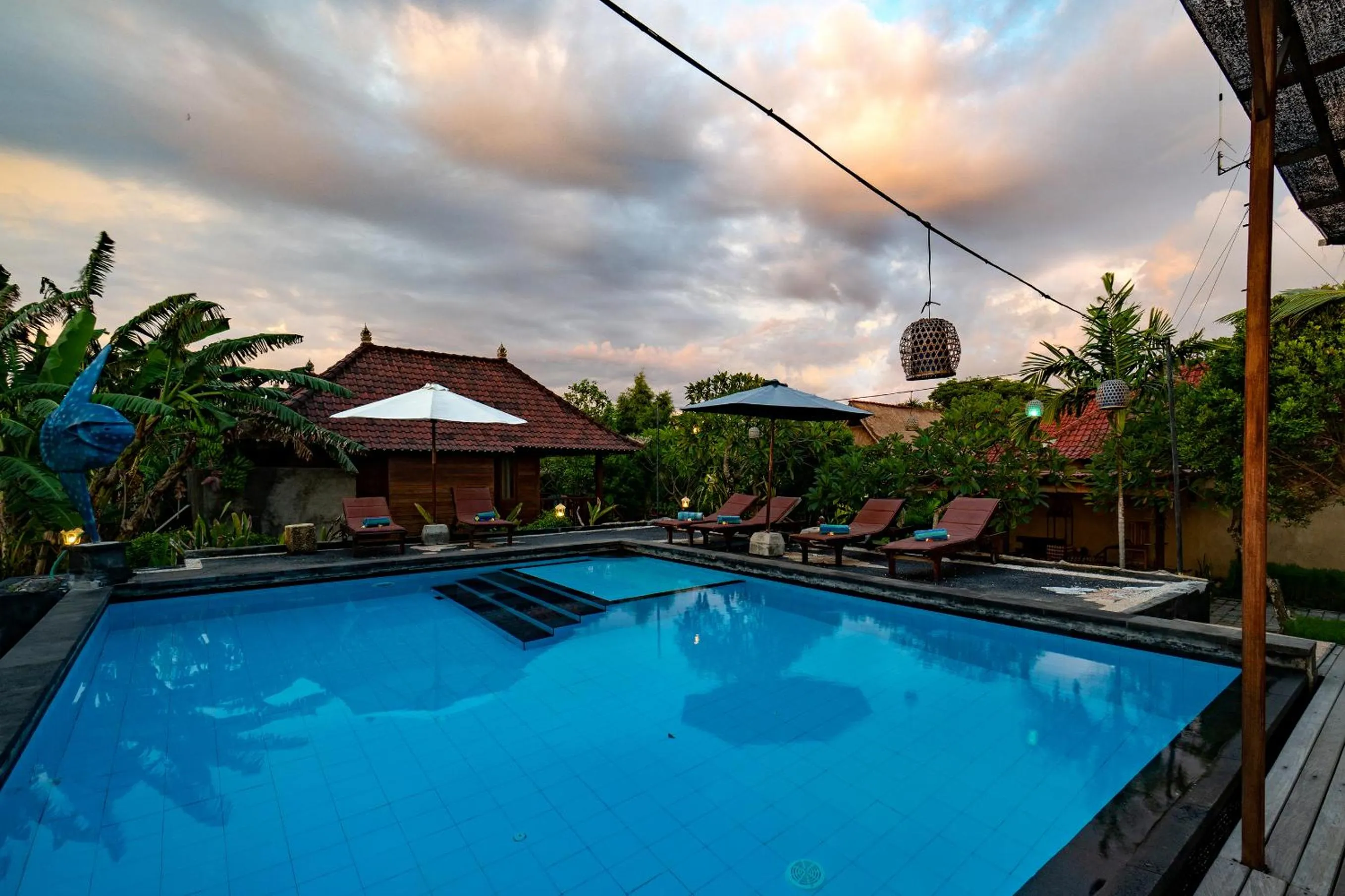 Swimming pool in Sedok Jineng Villa Lembongan