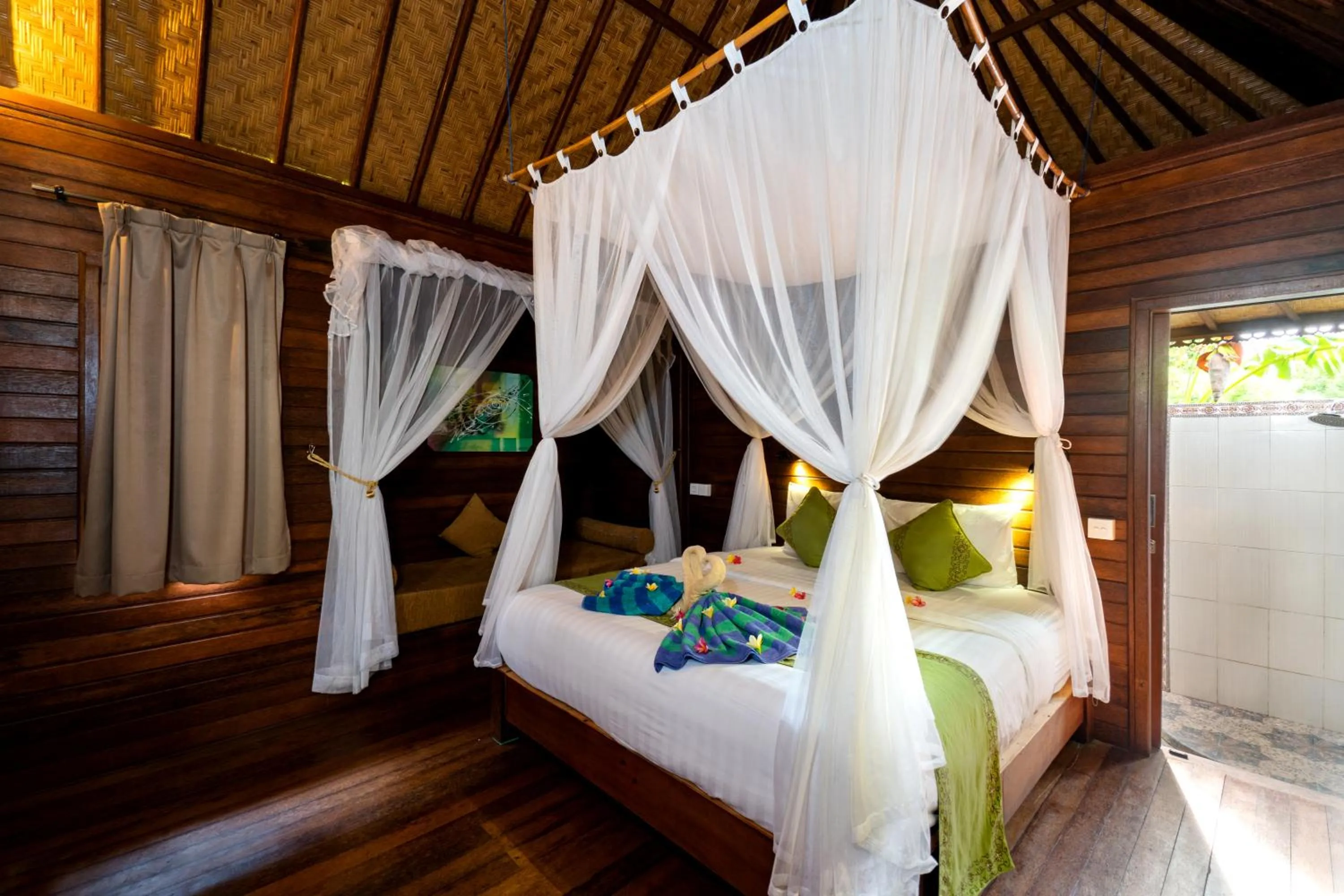Bed in Sedok Jineng Villa Lembongan
