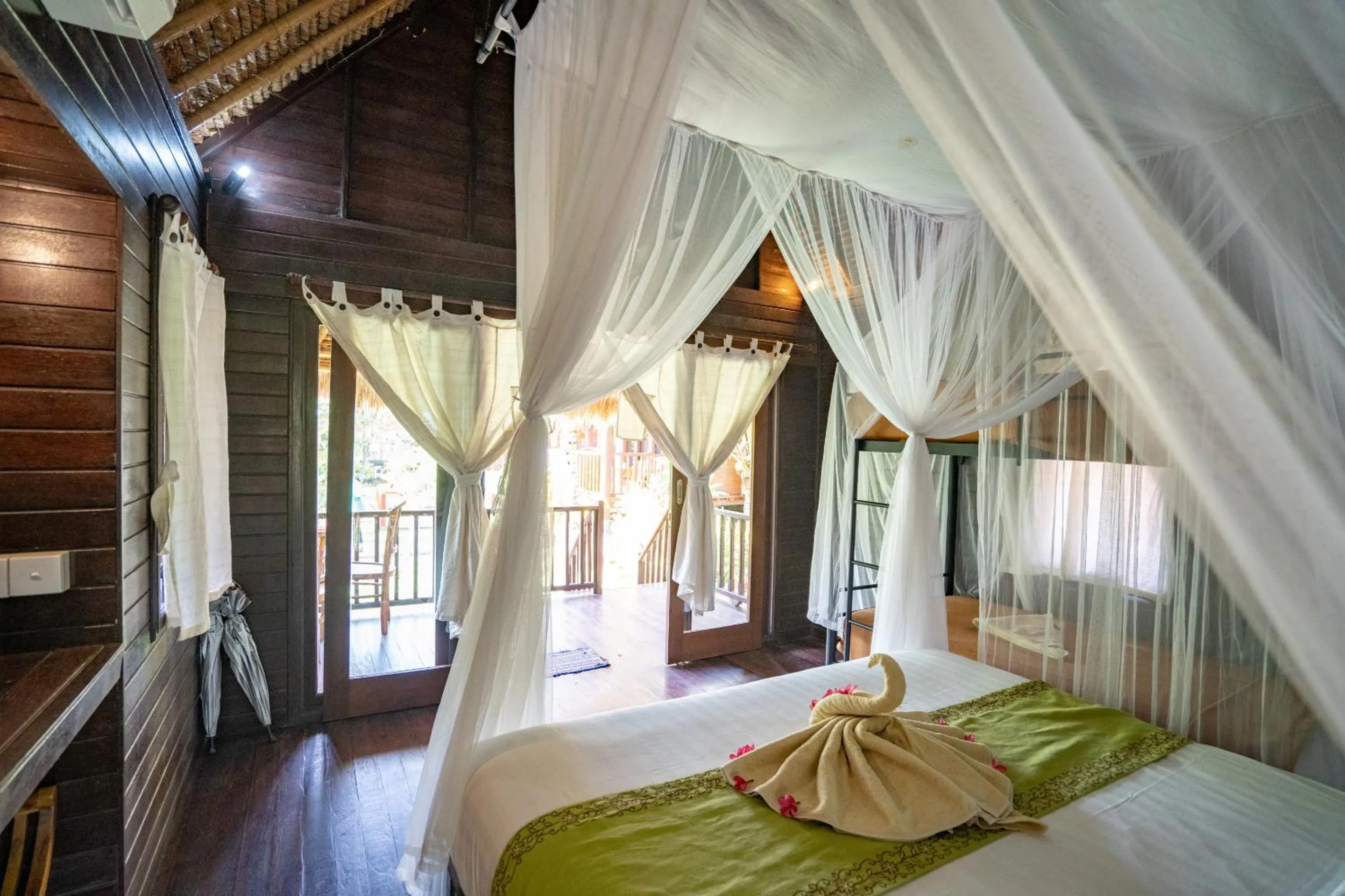 Bed in Sedok Jineng Villa Lembongan