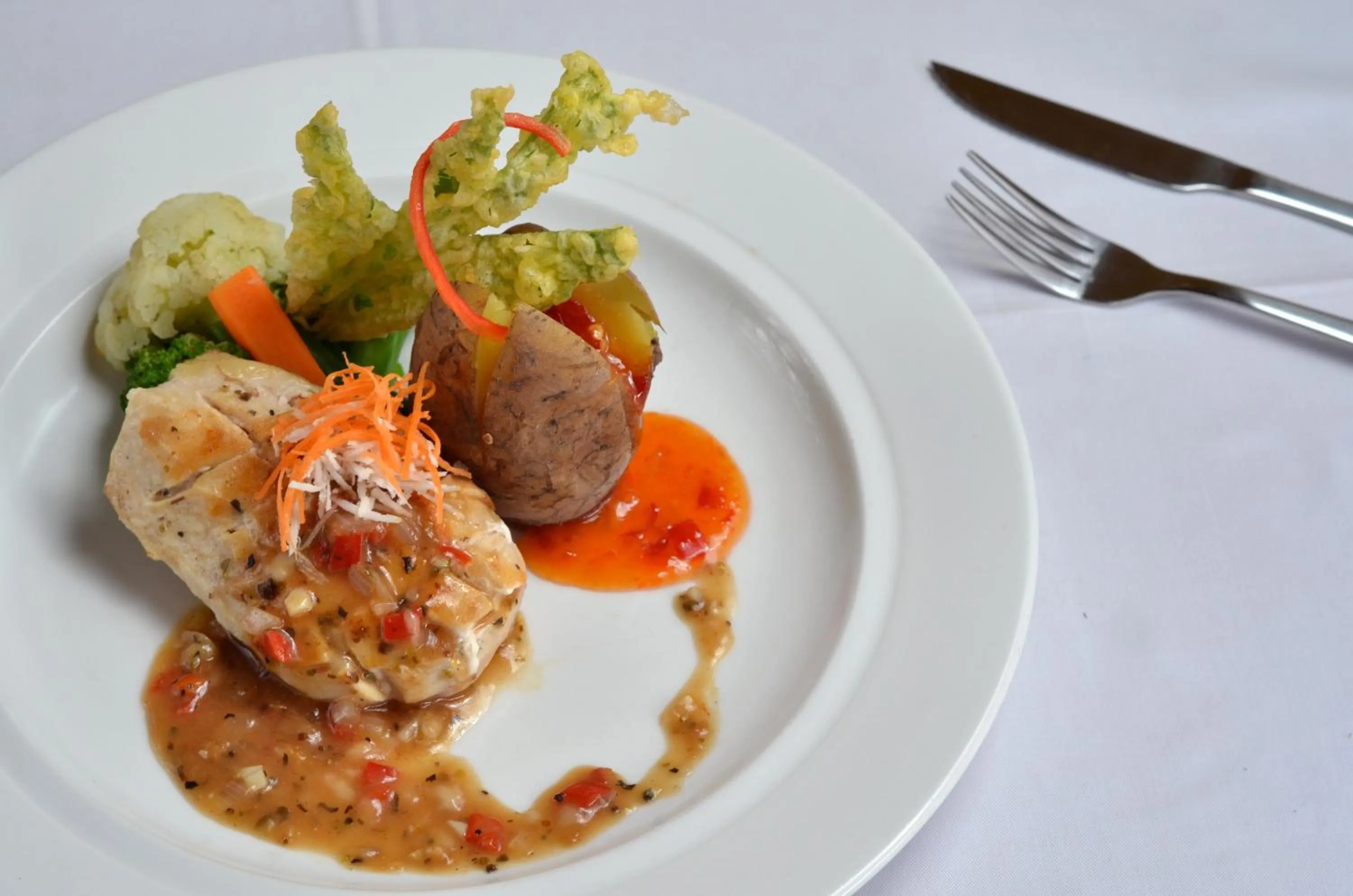 Food in Sedok Jineng Villa Lembongan