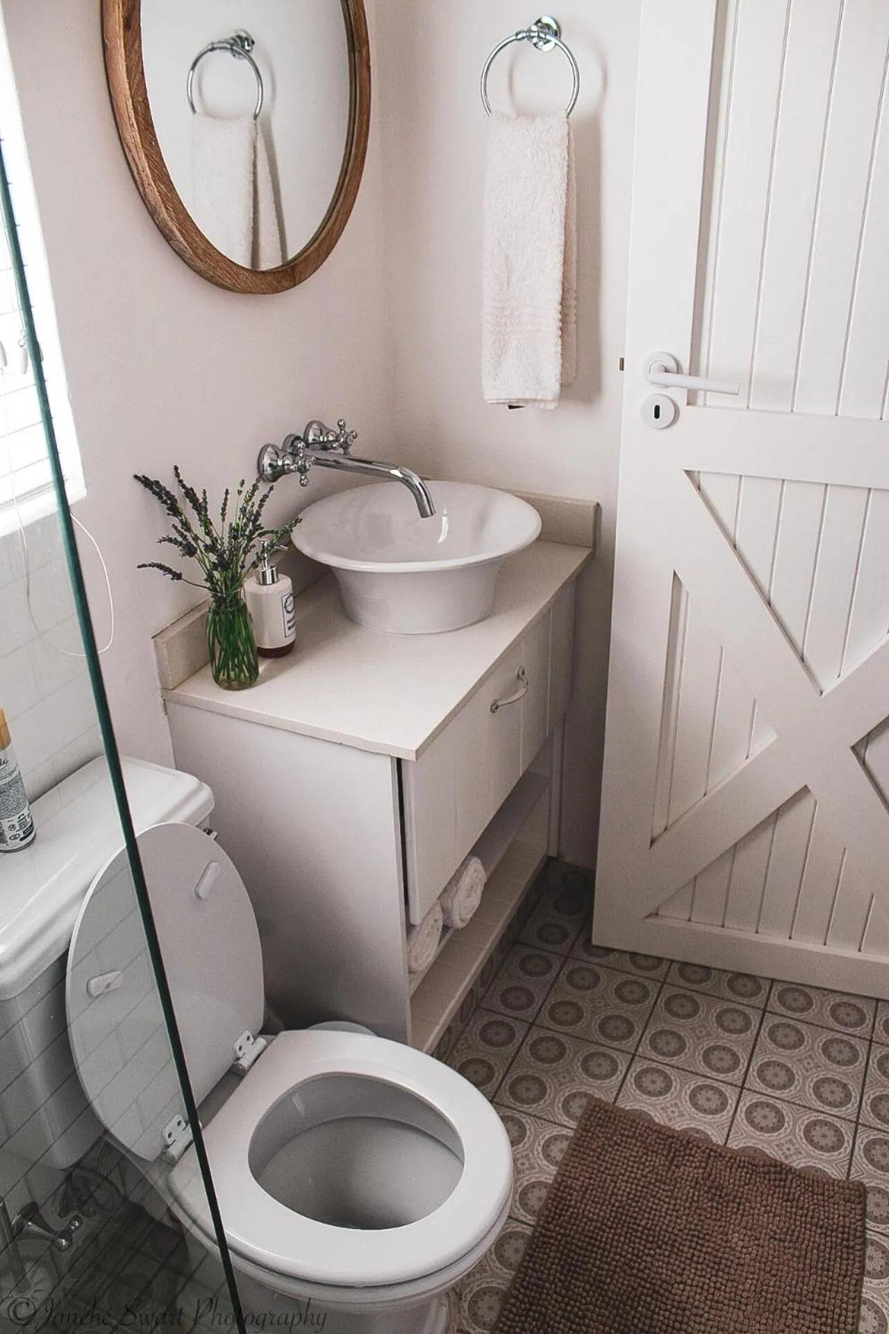 Toilet in Modern Farm