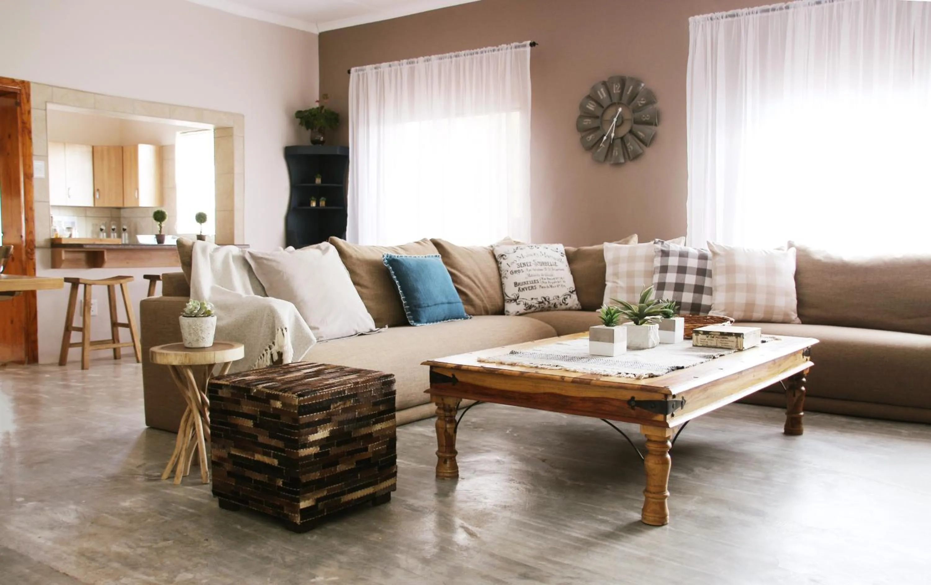 Seating area in Modern Farm