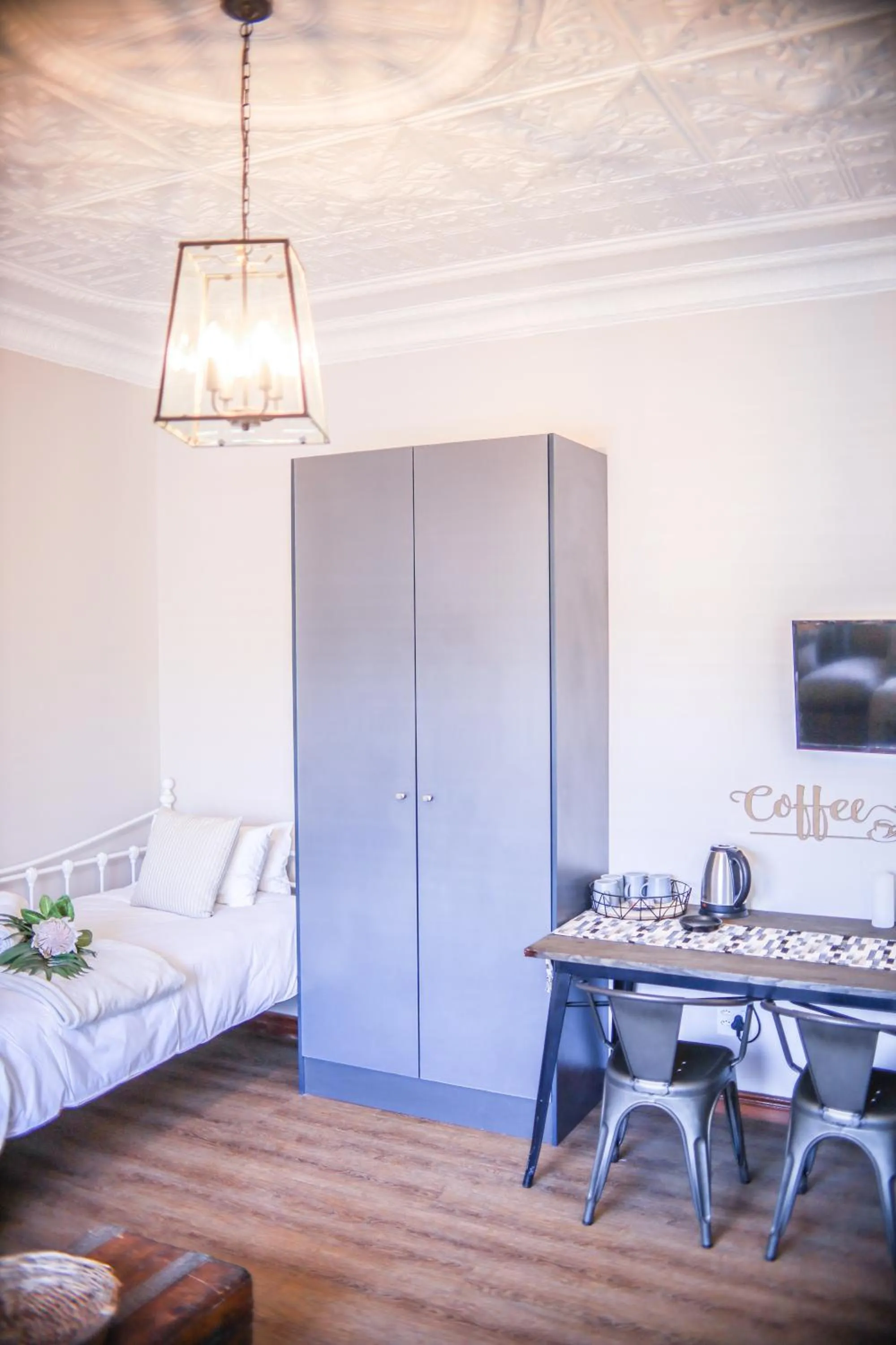 Living room, Bed in Modern Farm