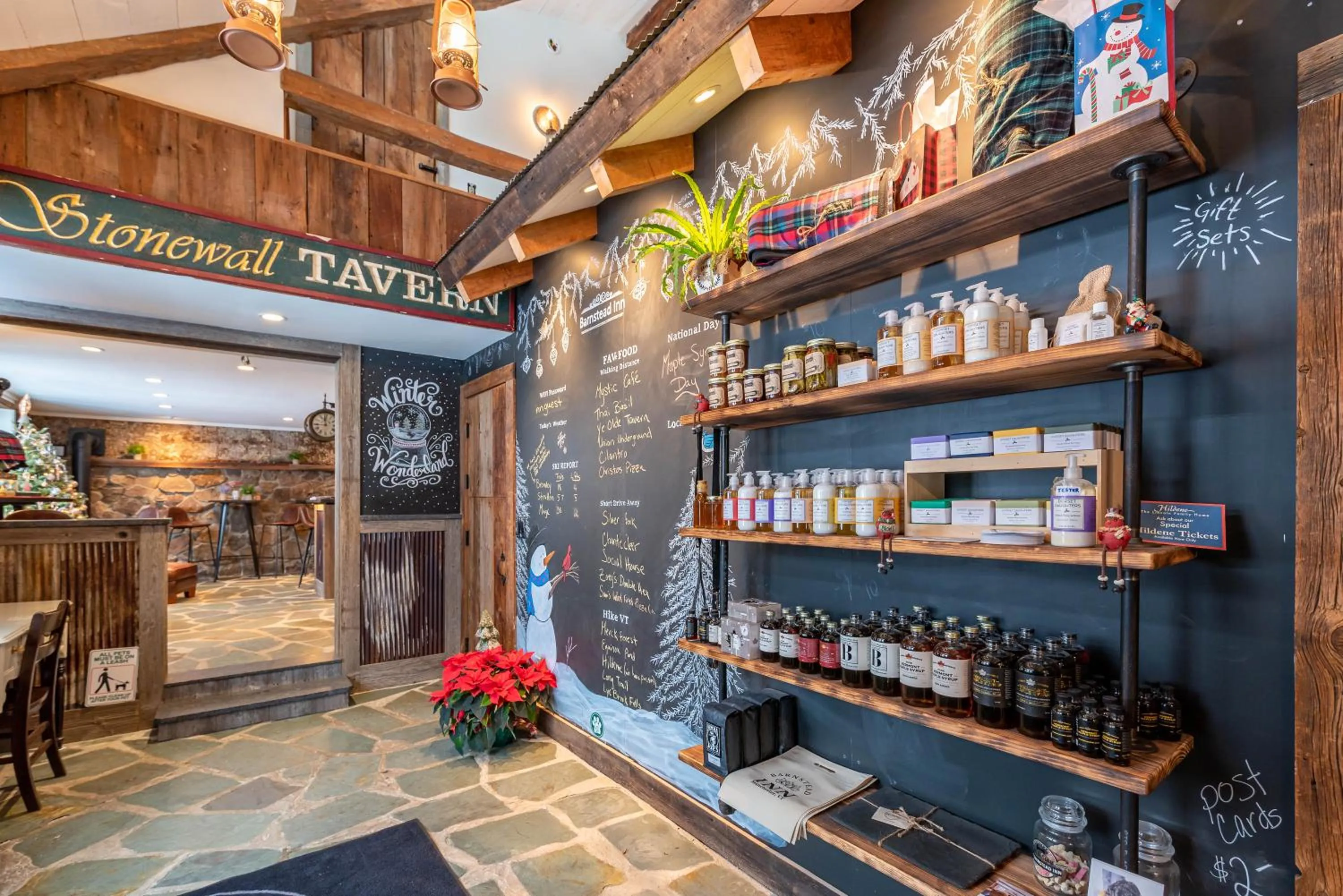 On-site shops in The Barnstead Inn