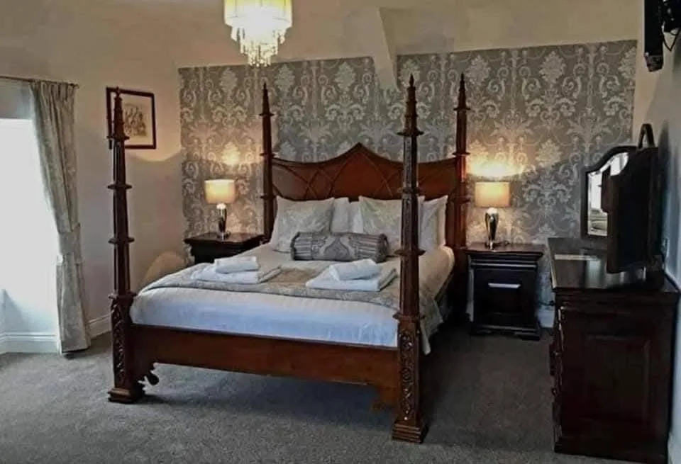 Bed in Manor House Hotel Holy Island