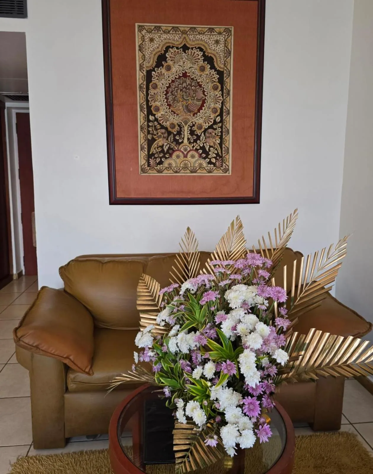 Seating area in Harrisons Hotel