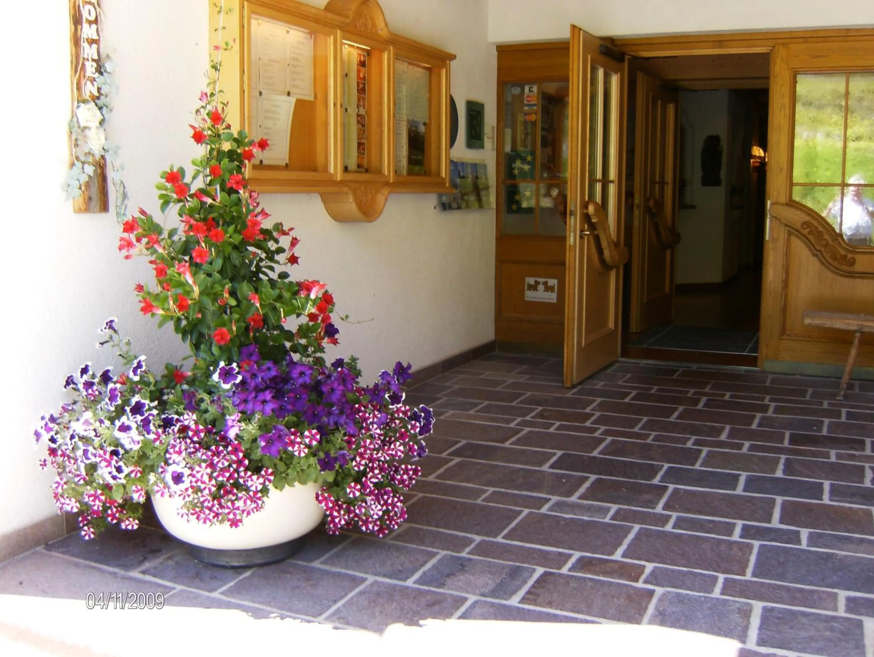 Decorative detail in Hotel Omesberg