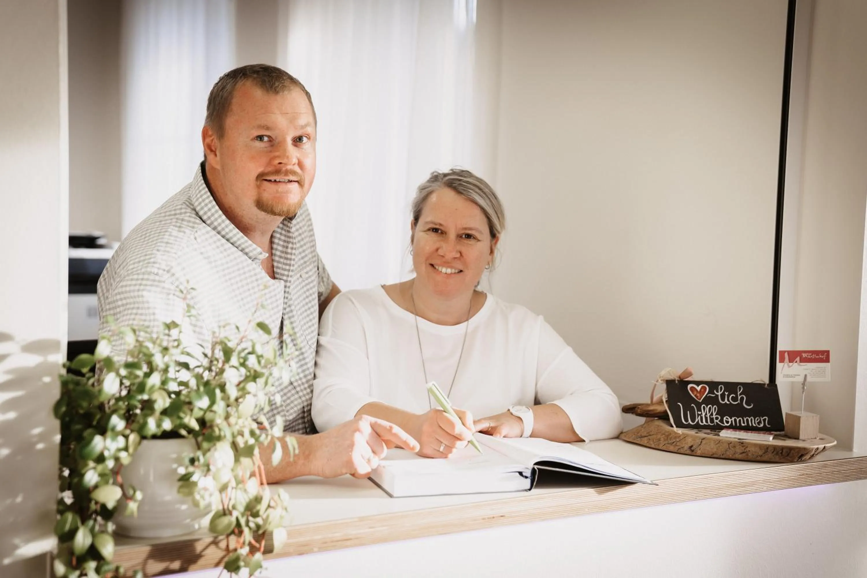 Lobby or reception in Gasthof Martinhof
