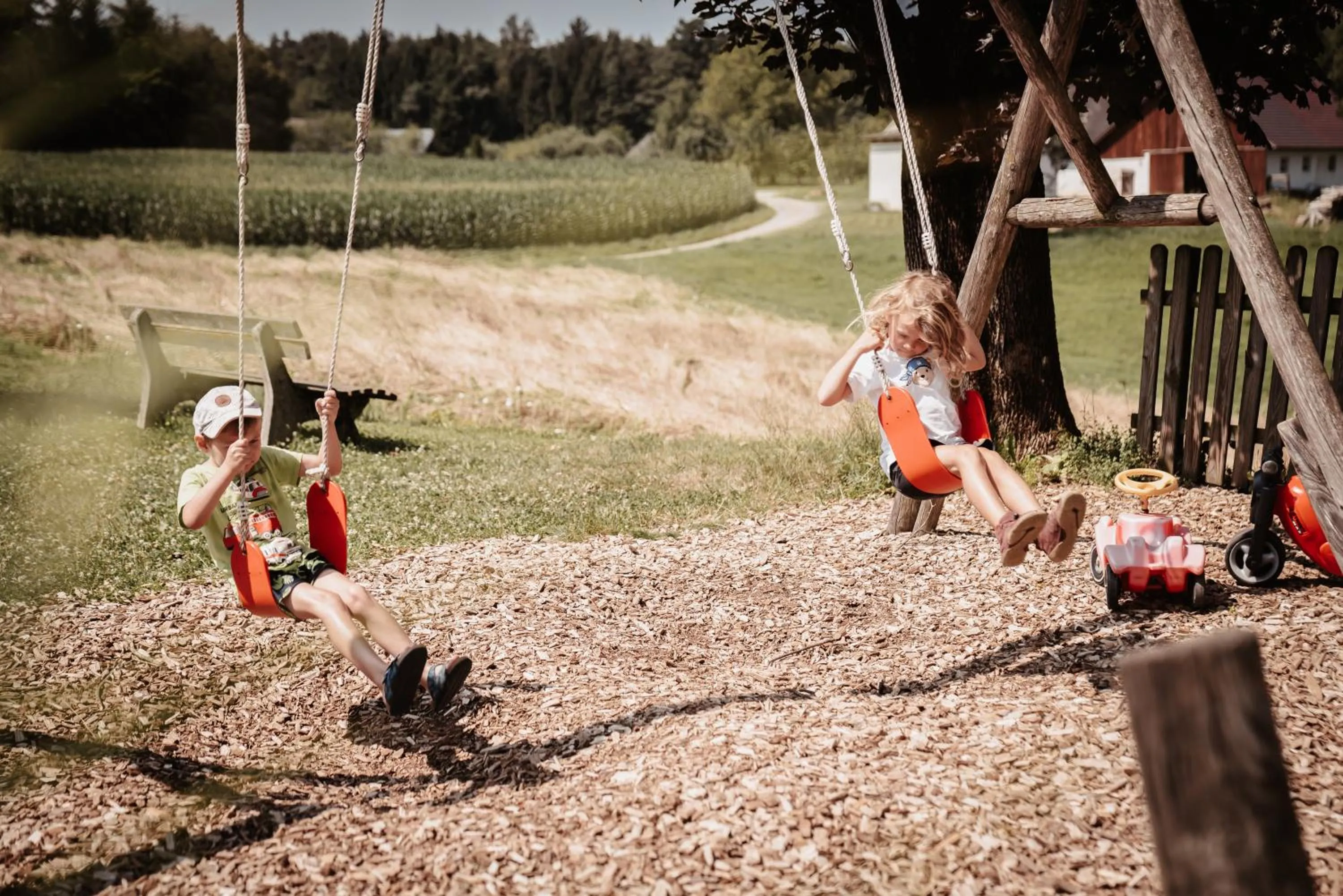 Children play ground in Gasthof Martinhof