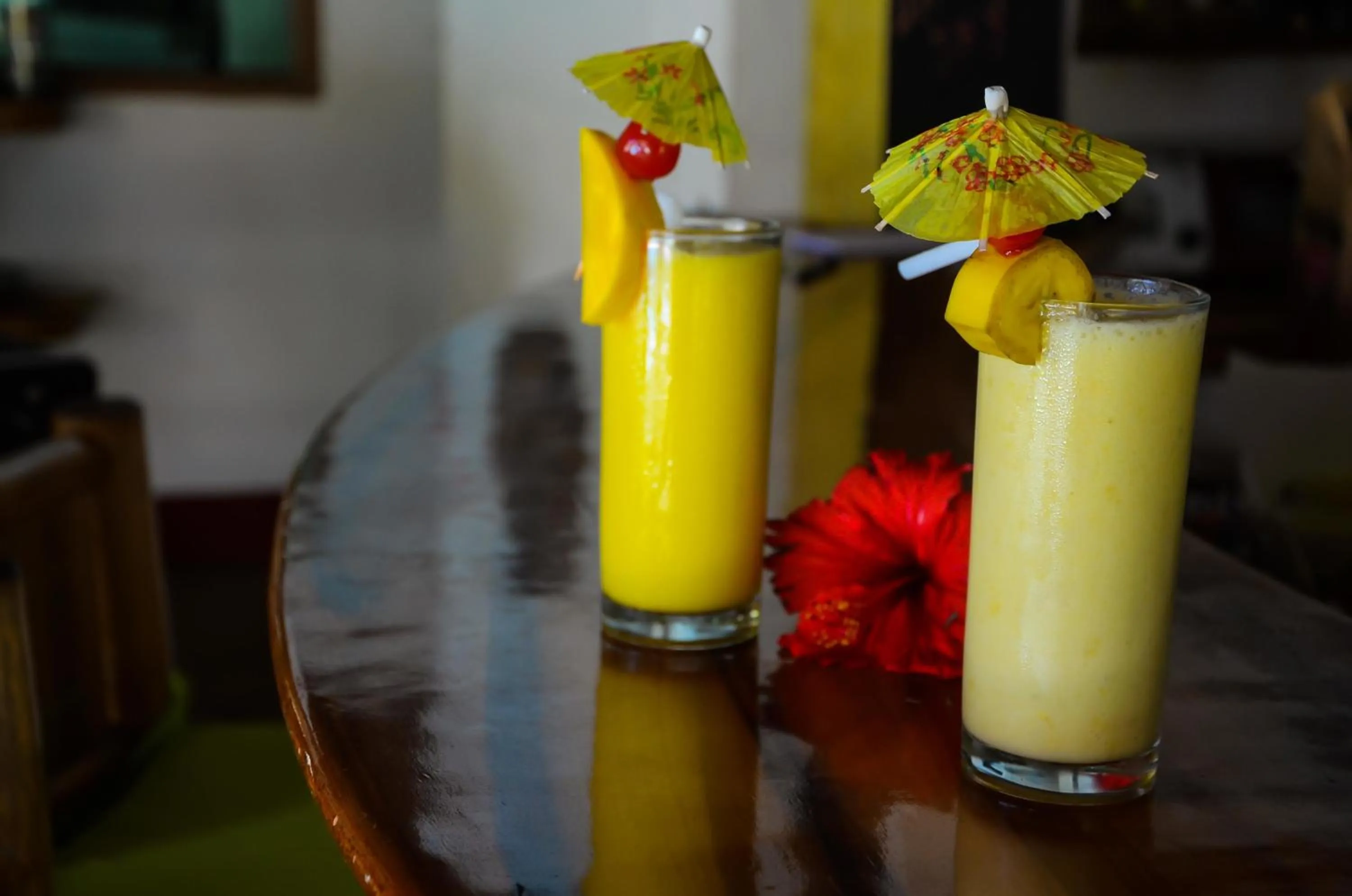 Drinks in Vanilla Sky Dive Resort