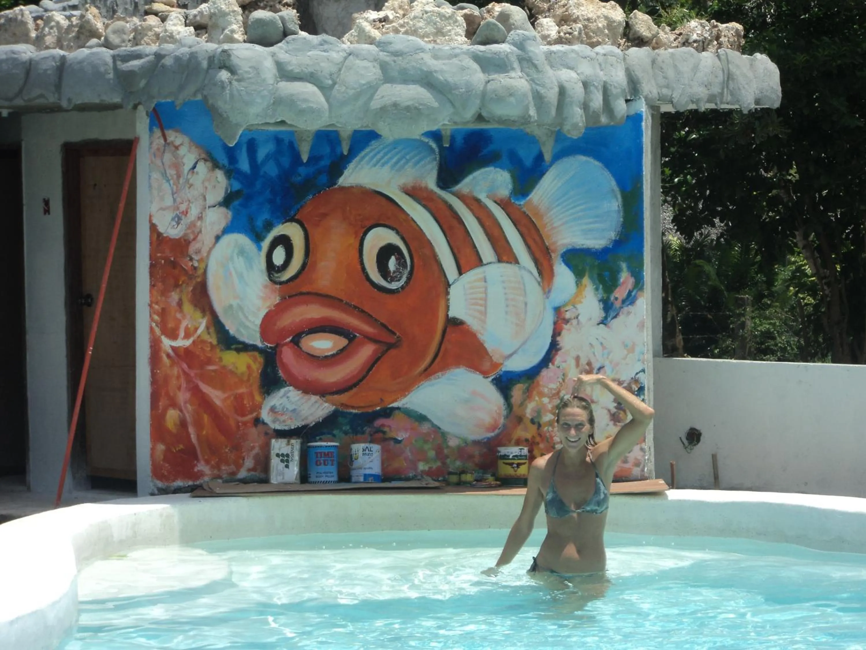 Swimming pool in Vanilla Sky Dive Resort