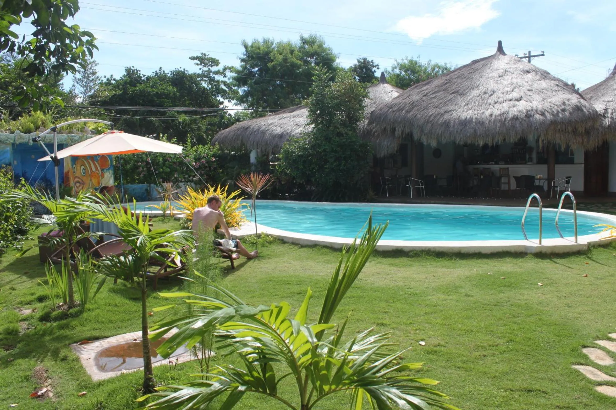 Garden in Vanilla Sky Dive Resort