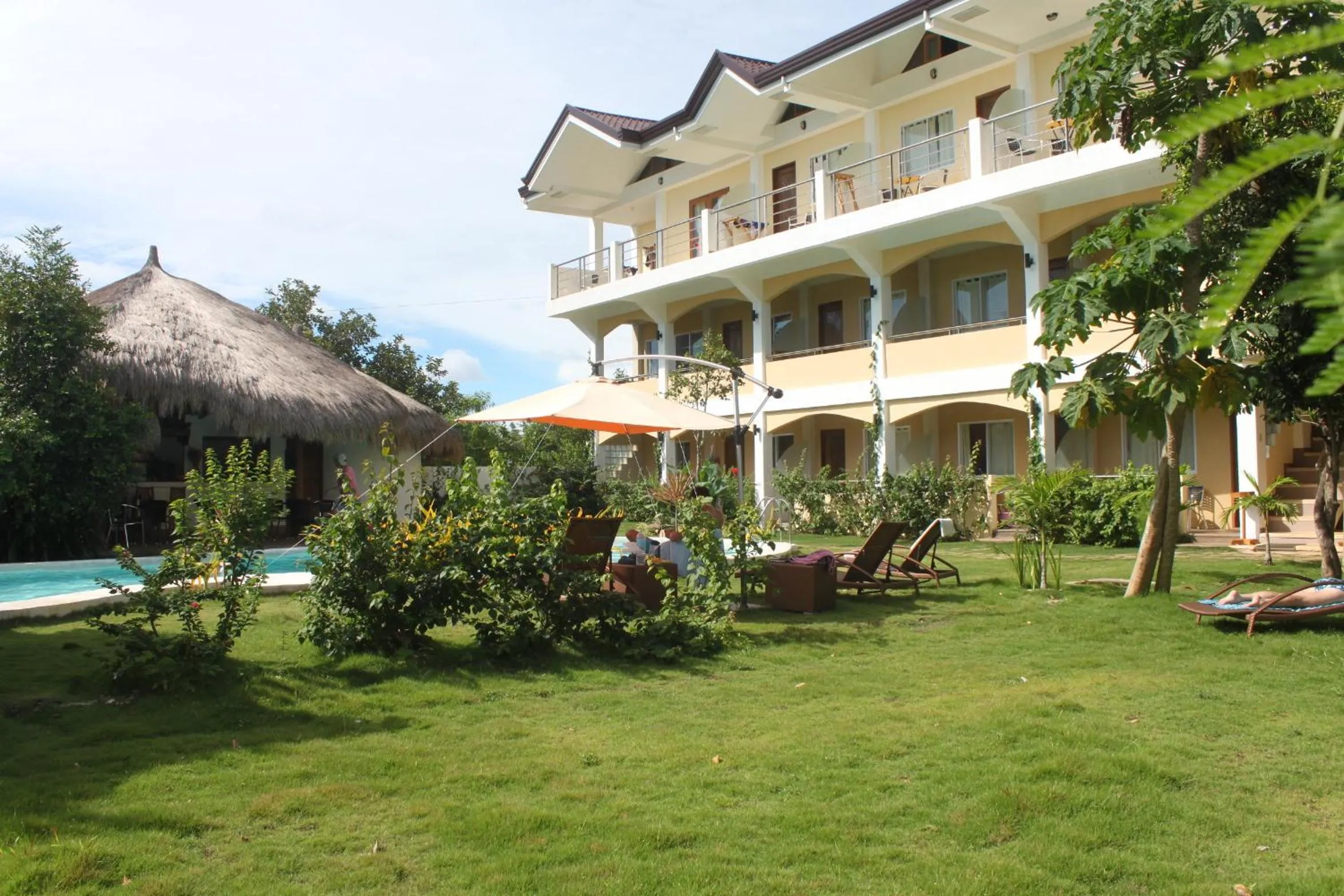 Garden in Vanilla Sky Dive Resort
