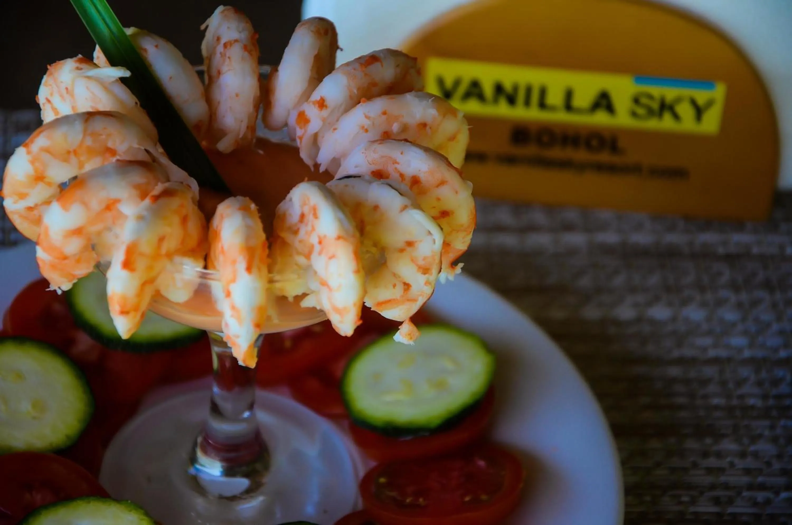 Food in Vanilla Sky Dive Resort