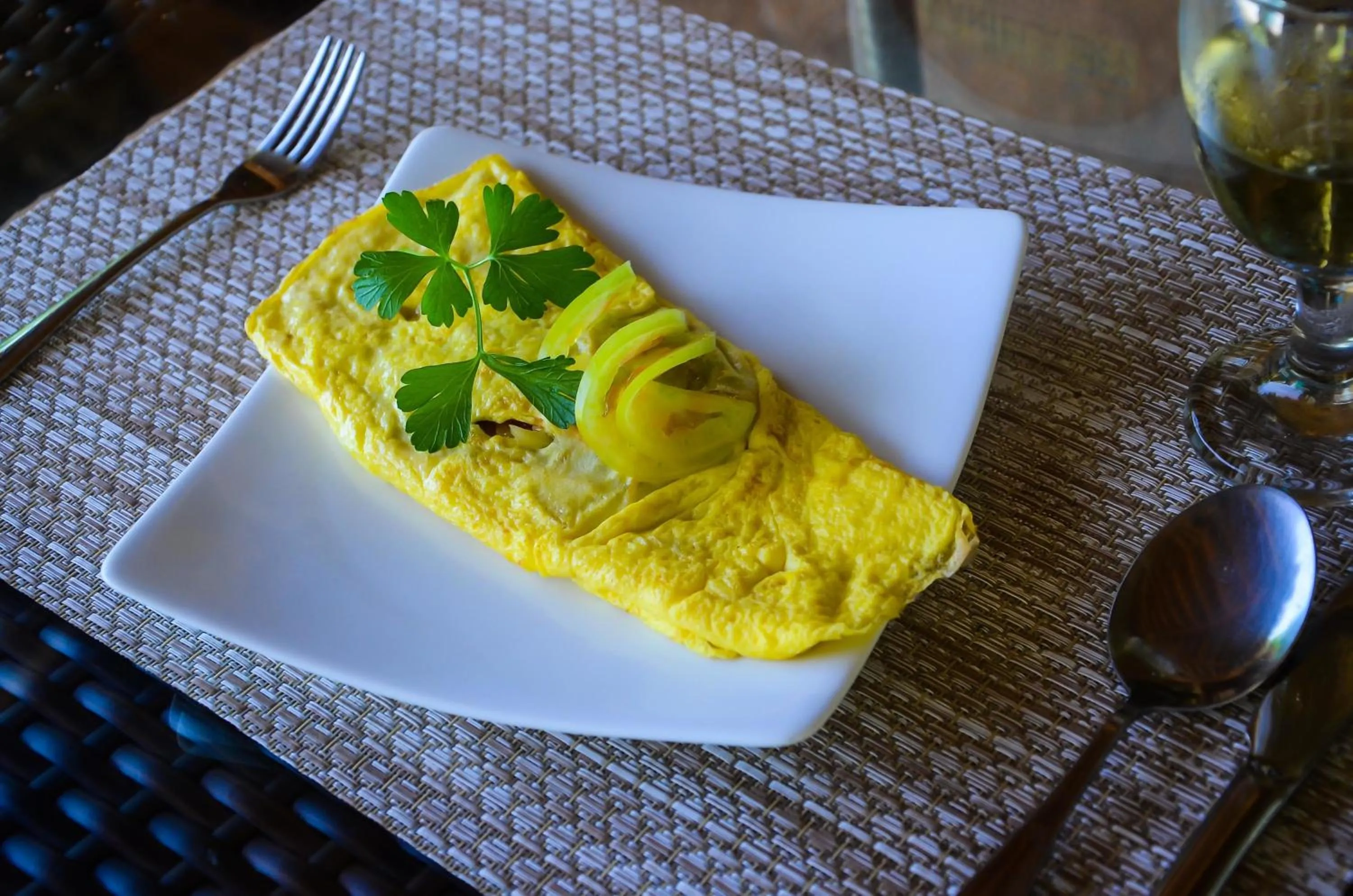 Food in Vanilla Sky Dive Resort