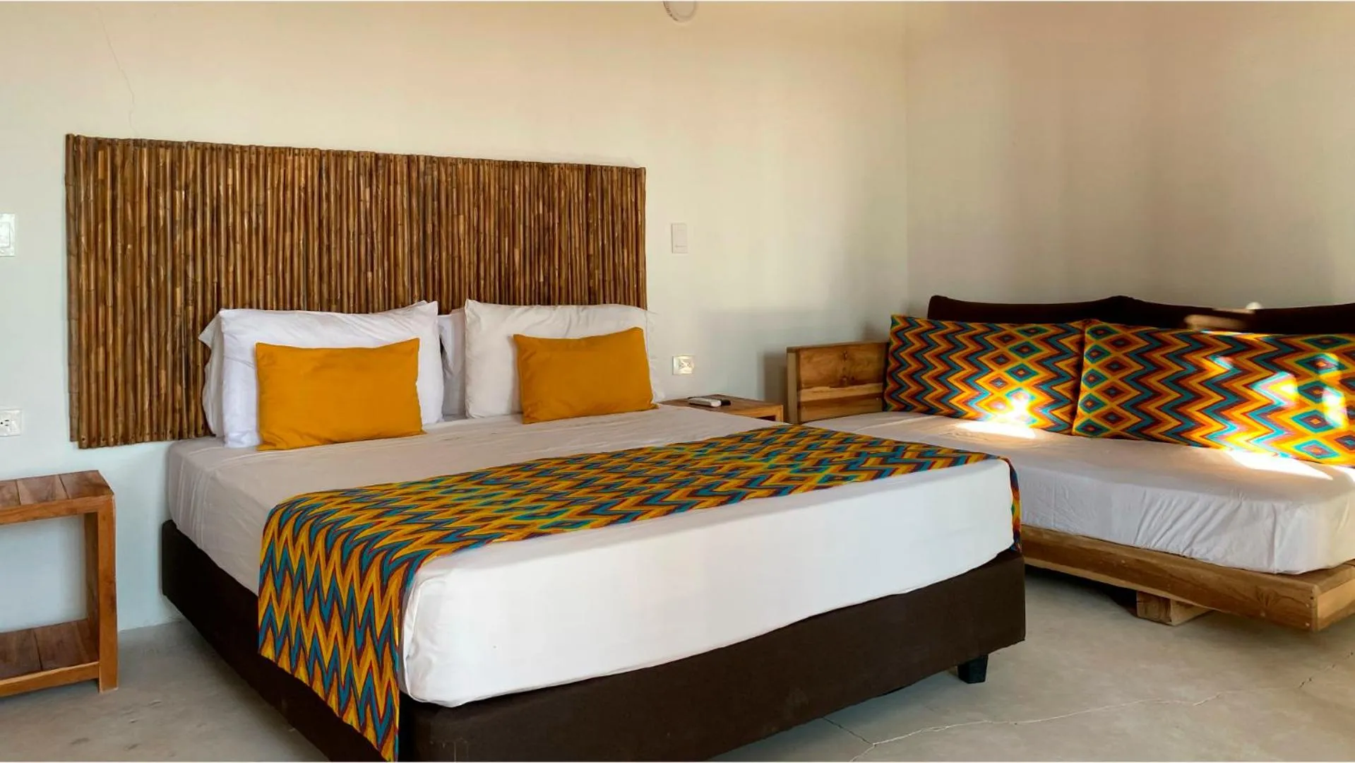 Bed in Hotel Wayira Beach