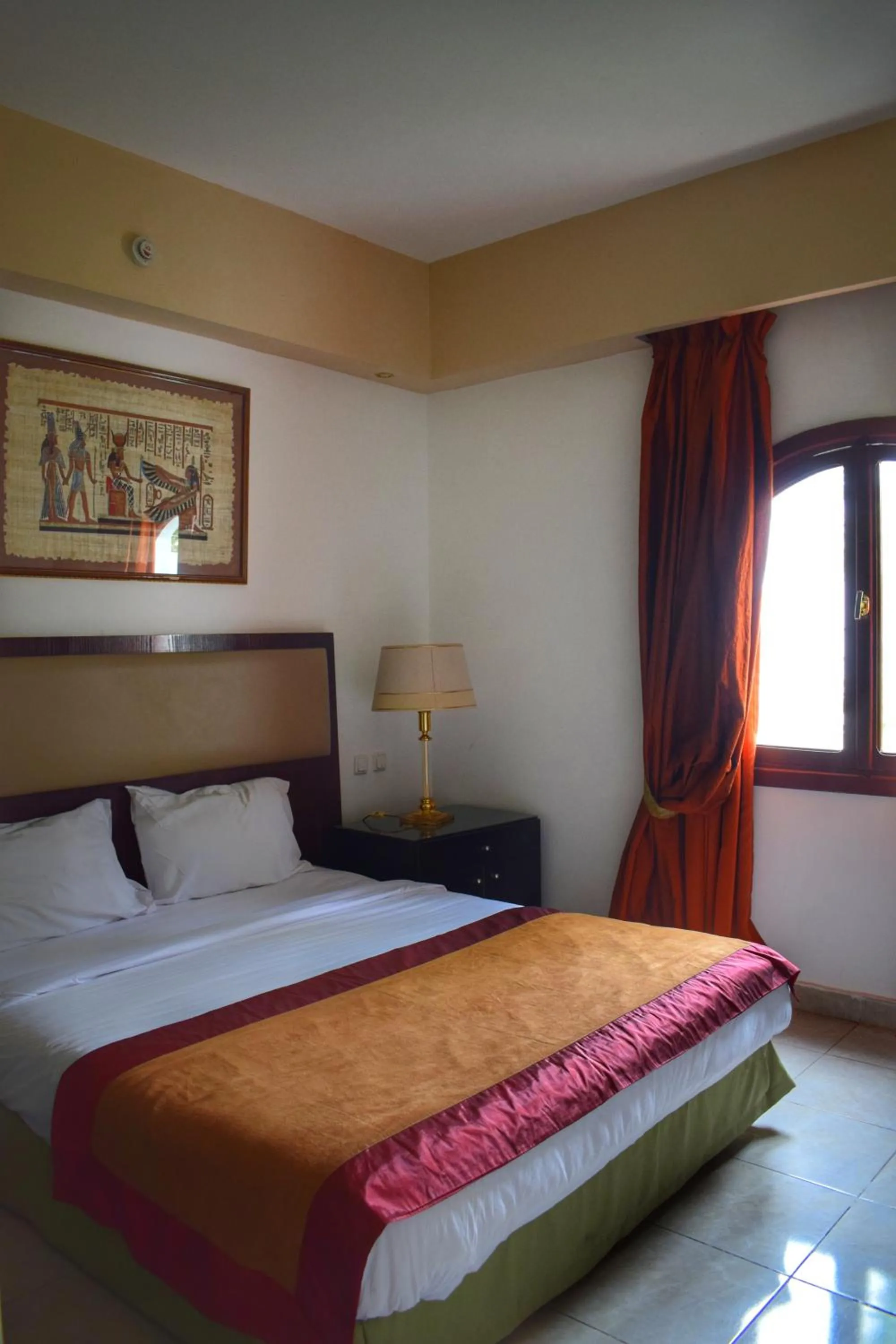 Bed in Desert View Sharm Hotel