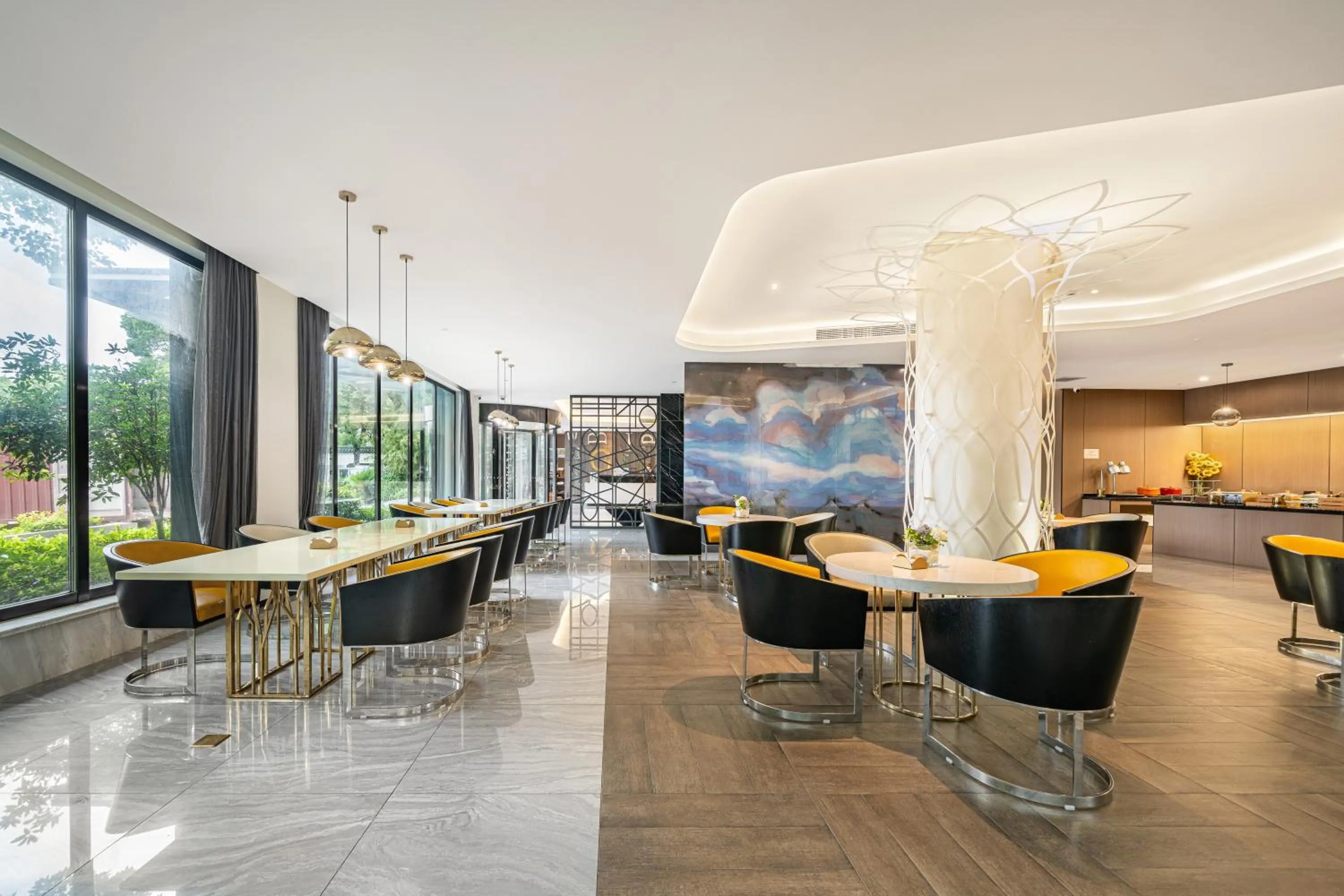 Lobby or reception in Orange Hotel Shanghai Hongqiao Airport Dingbian Road Subway Station Branch - Free Hongqiao Airport & Hongqiao Train station Shuttle Bus