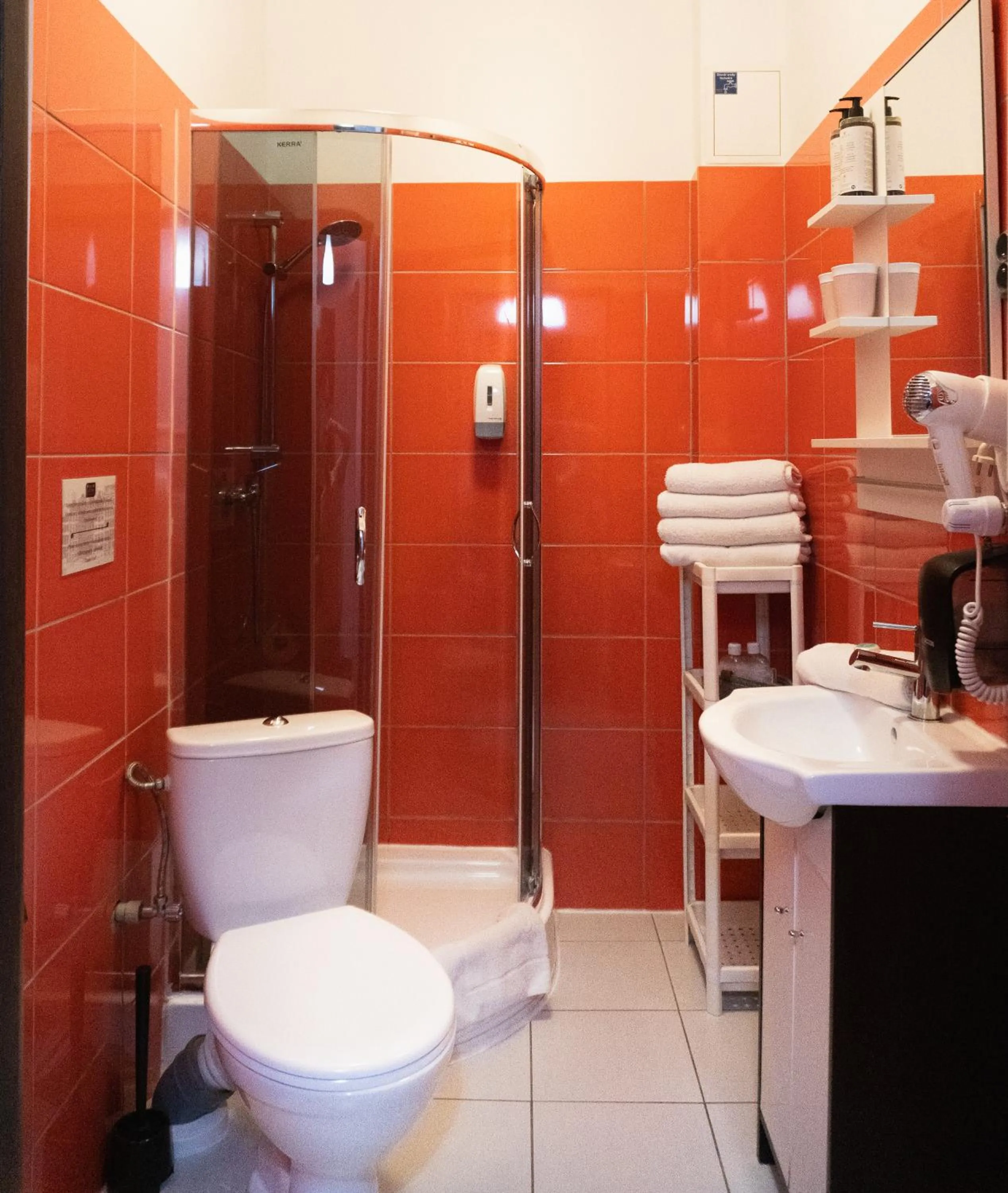 Shower in BedRooms Piotrkowska 64