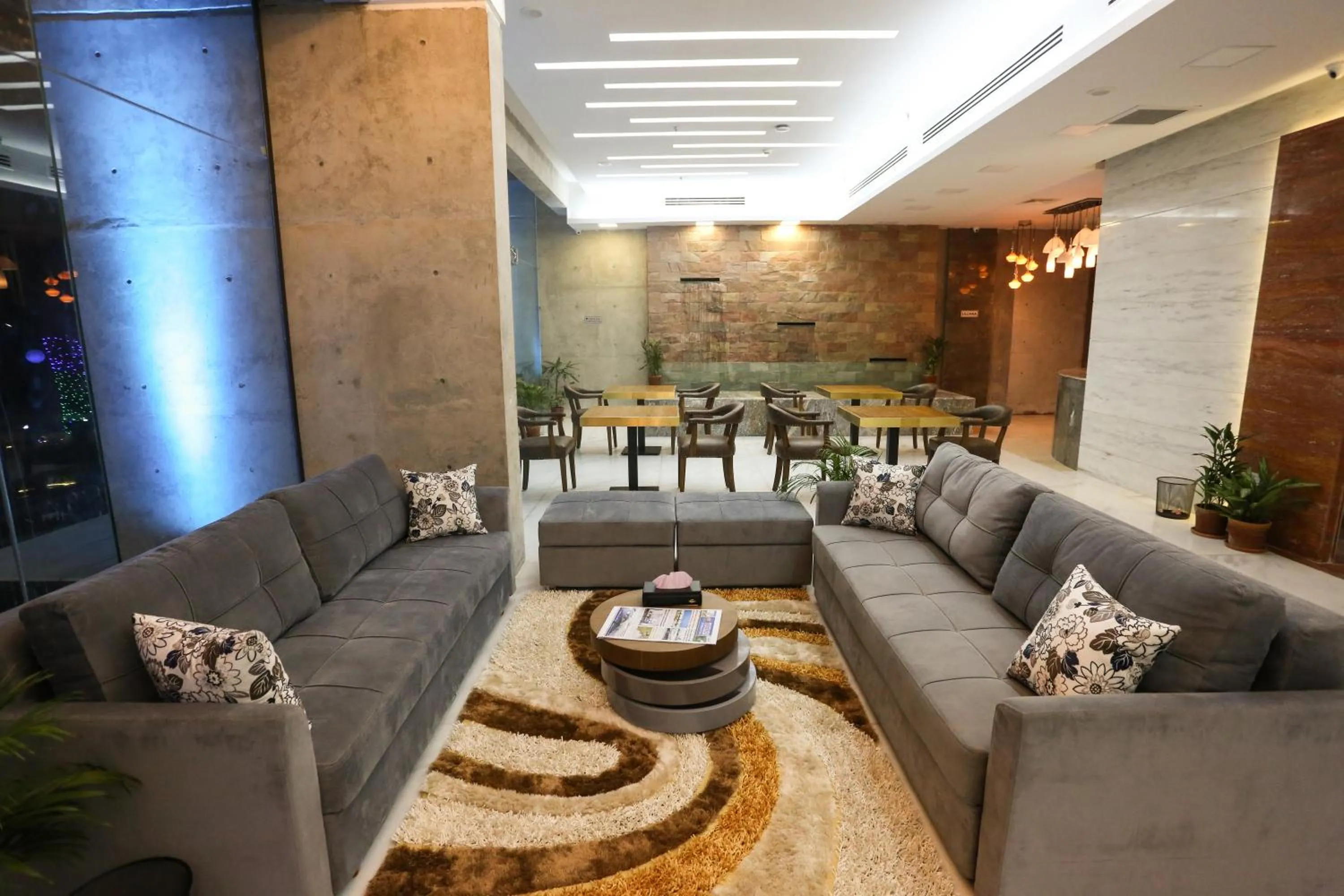 Seating area in Coventina Lake Suites