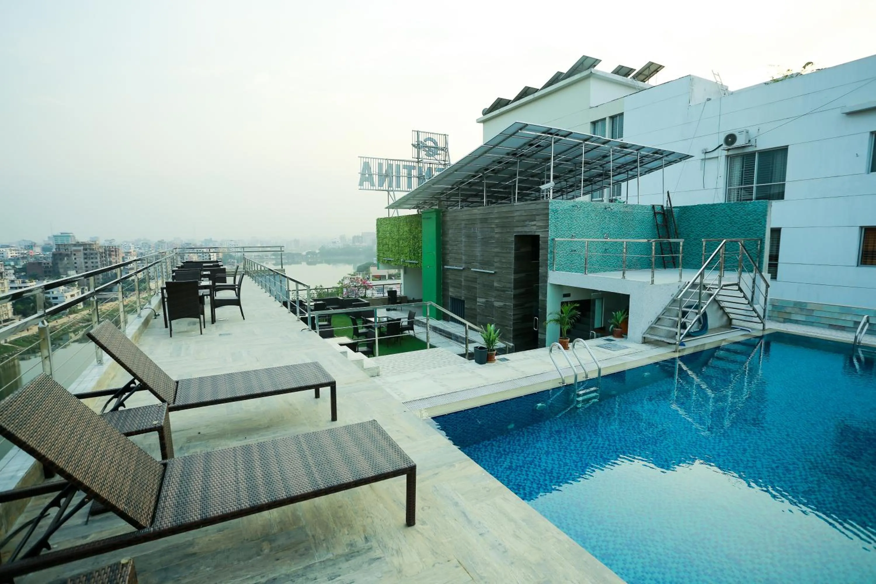 Swimming pool in Coventina Lake Suites