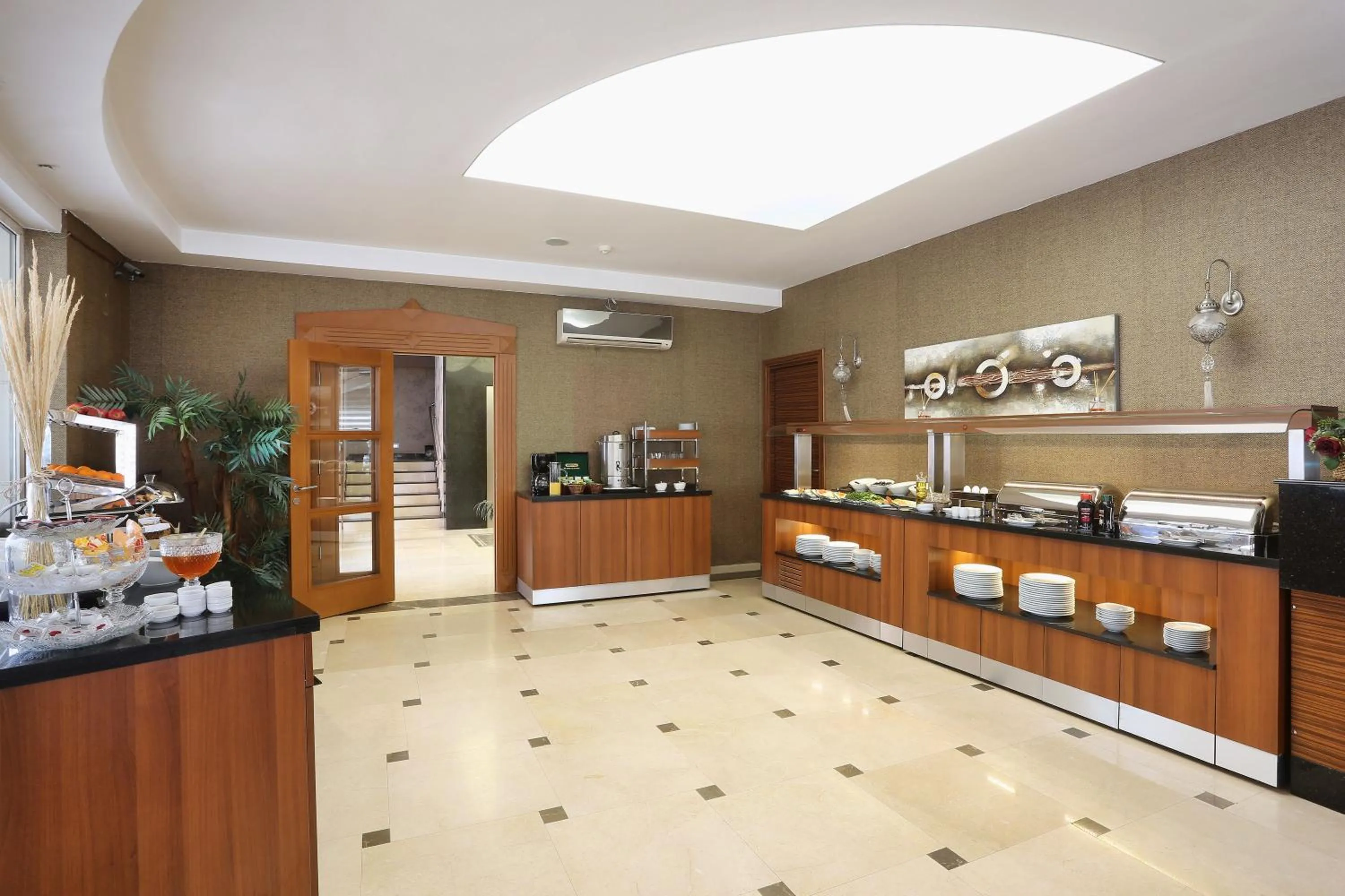 Buffet breakfast in Balturk House Hotel