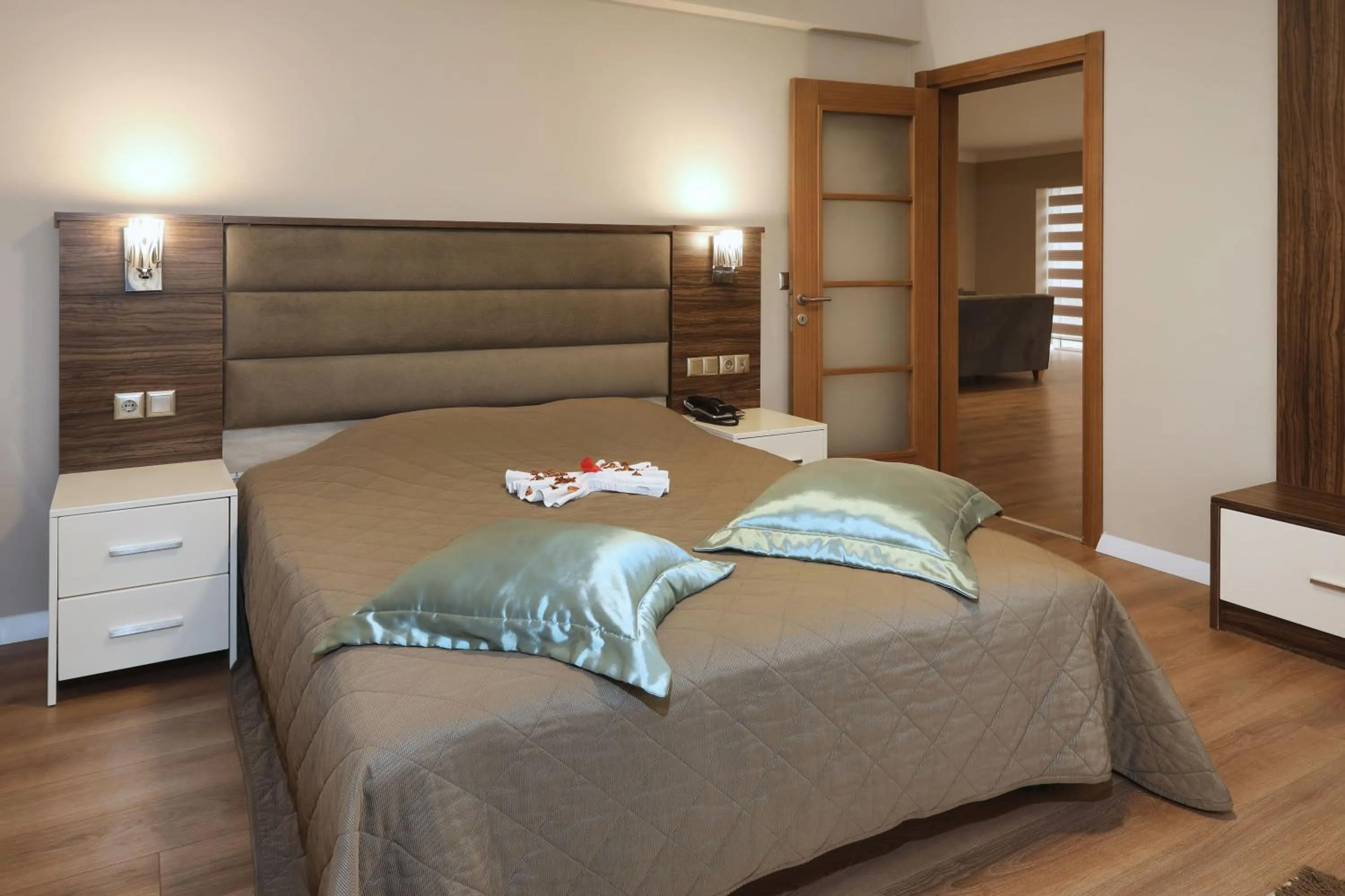 Bed in Balturk House Hotel