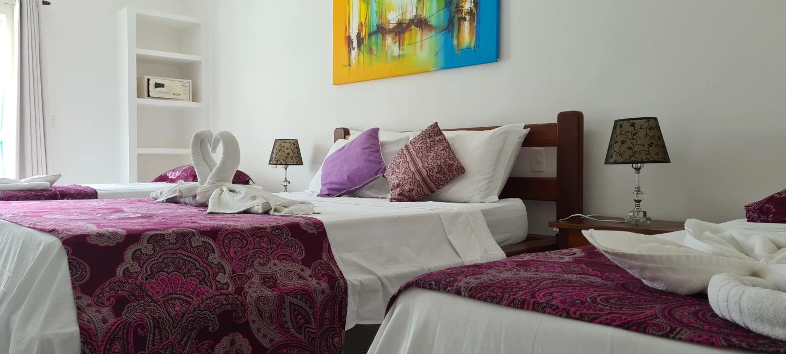 Bed in Pousada Caminho da Praia