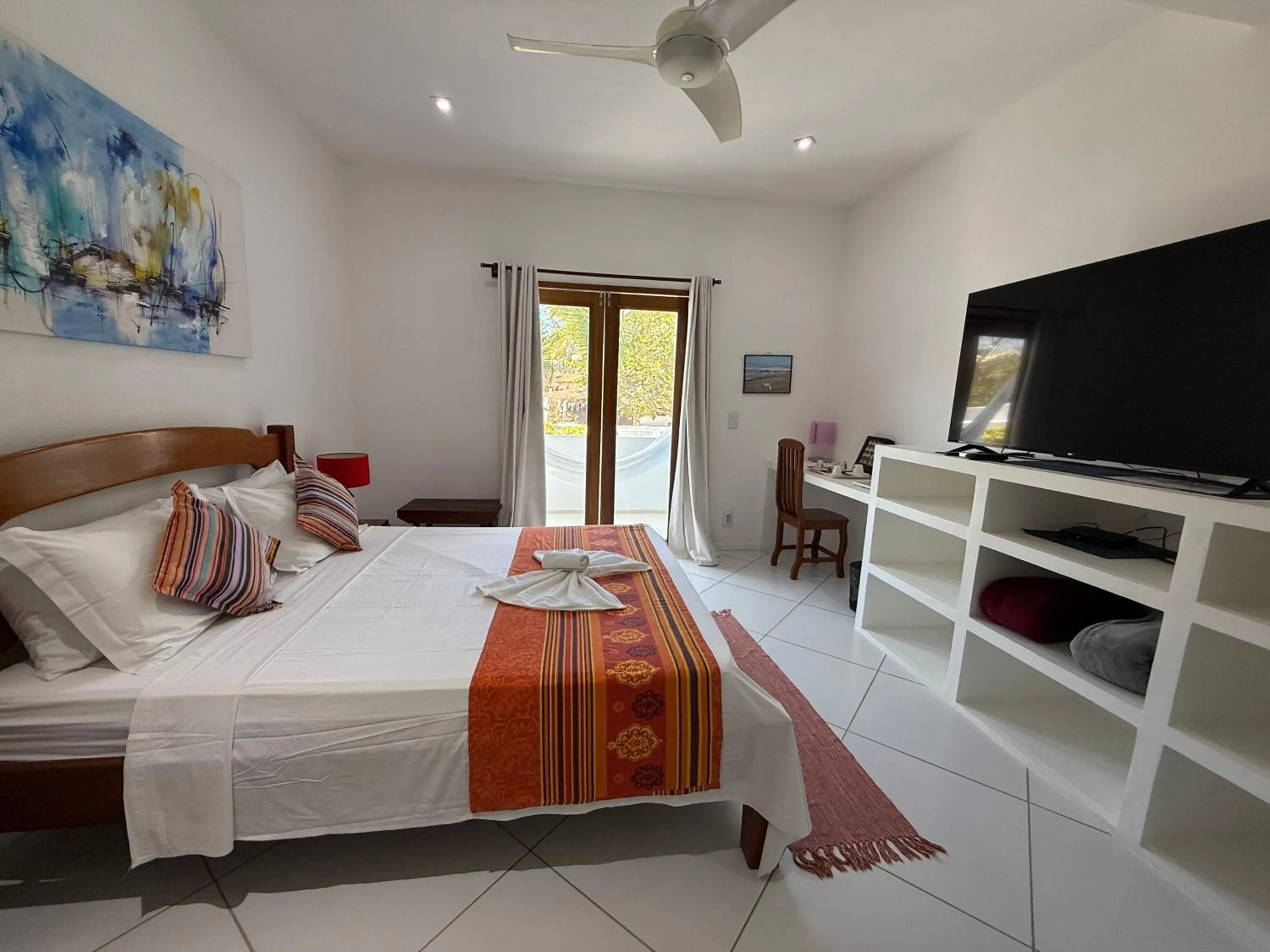 Bed in Pousada Caminho da Praia