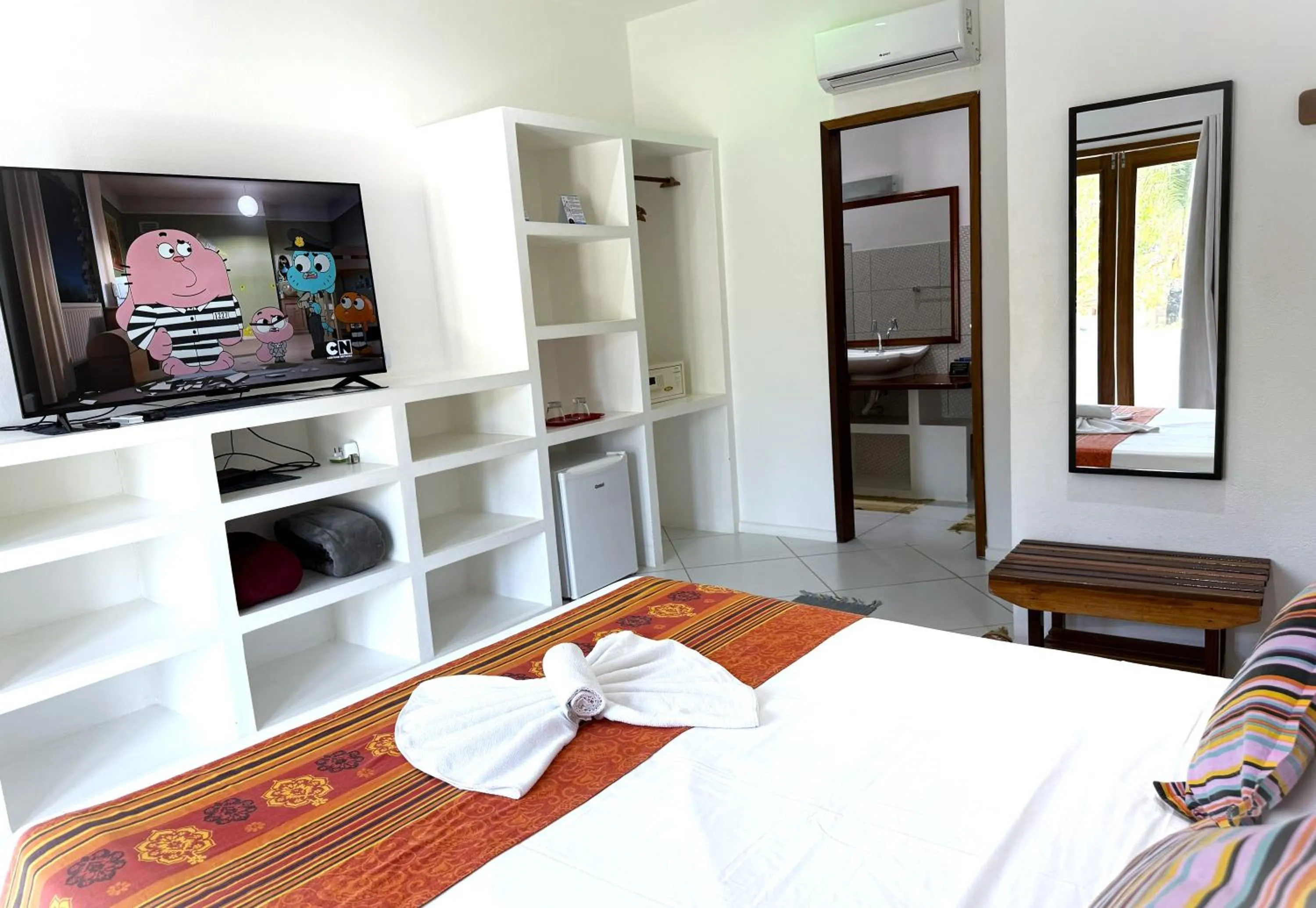 Bed in Pousada Caminho da Praia