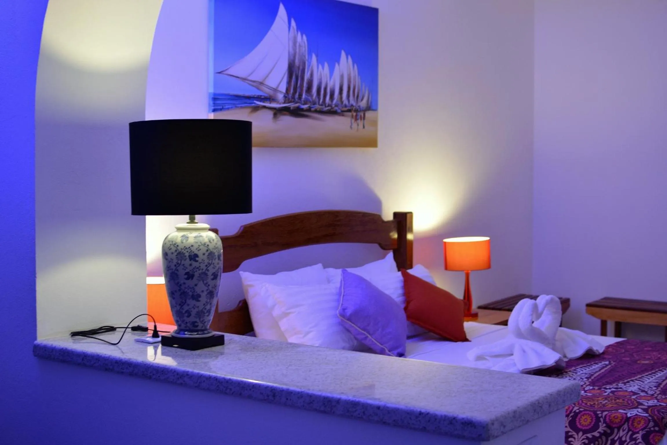 Bed in Pousada Caminho da Praia