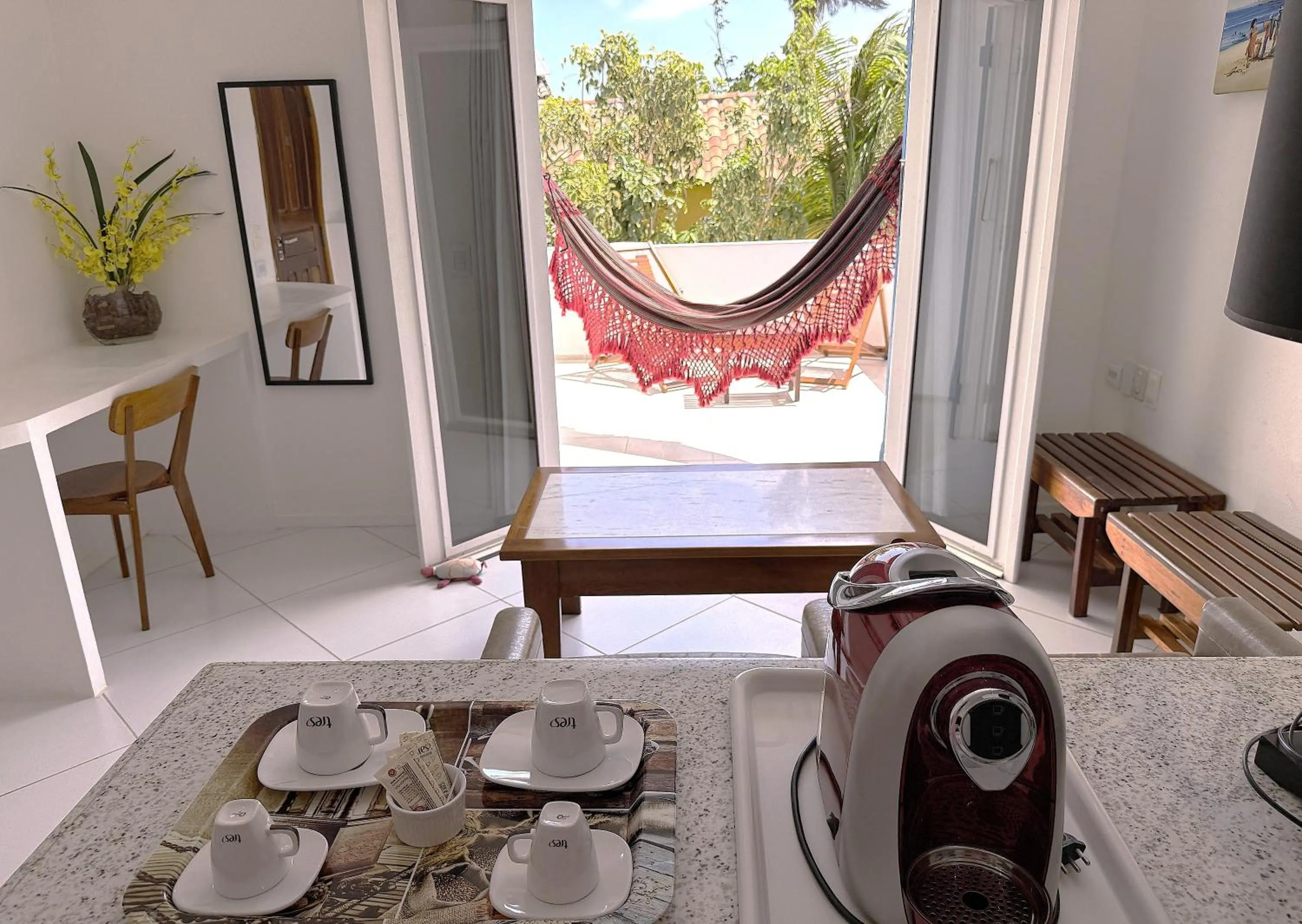 Coffee/tea facilities in Pousada Caminho da Praia