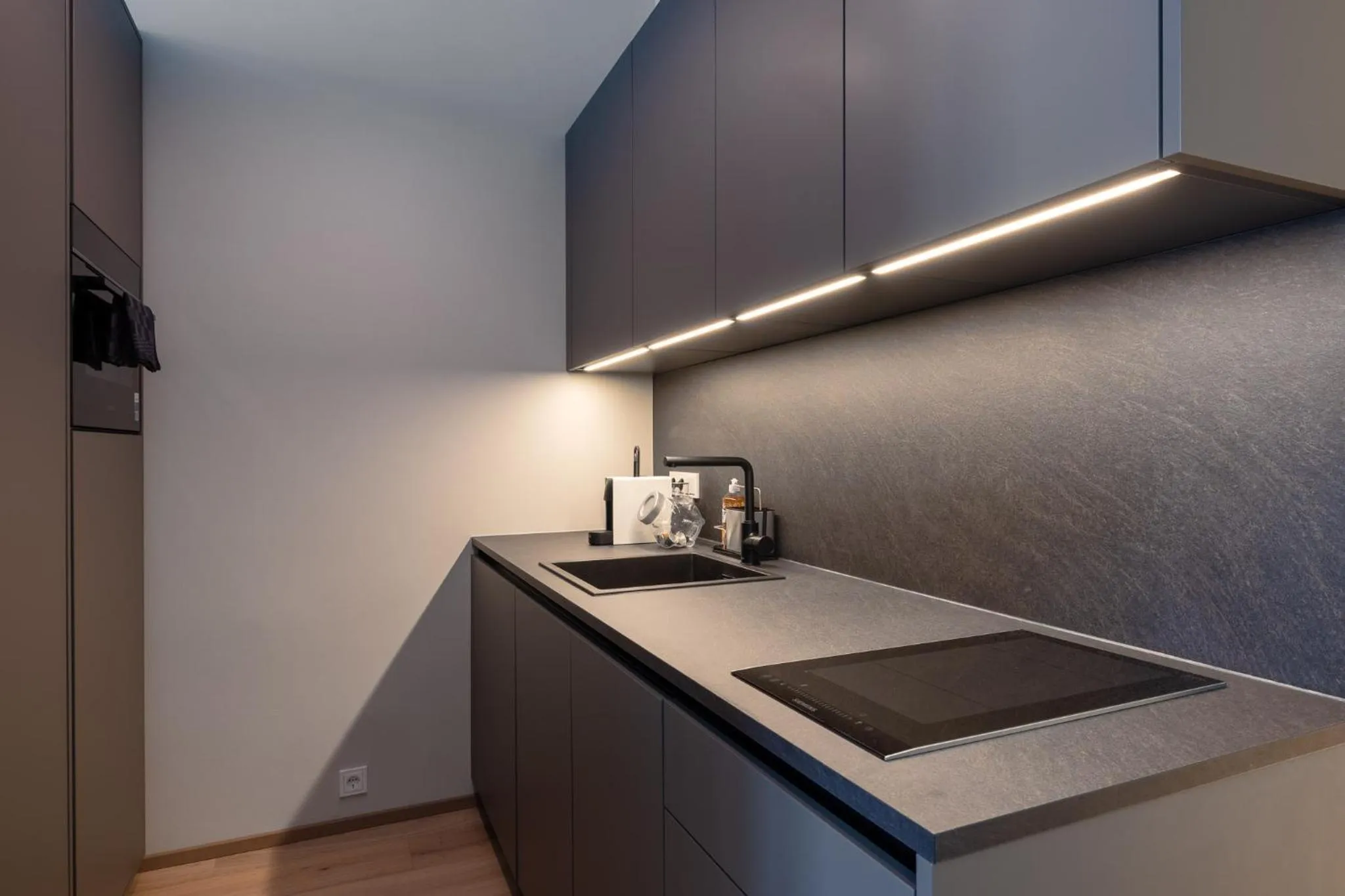 Kitchen or kitchenette in My Home in Vienna - Smart Apartments - Landstraße