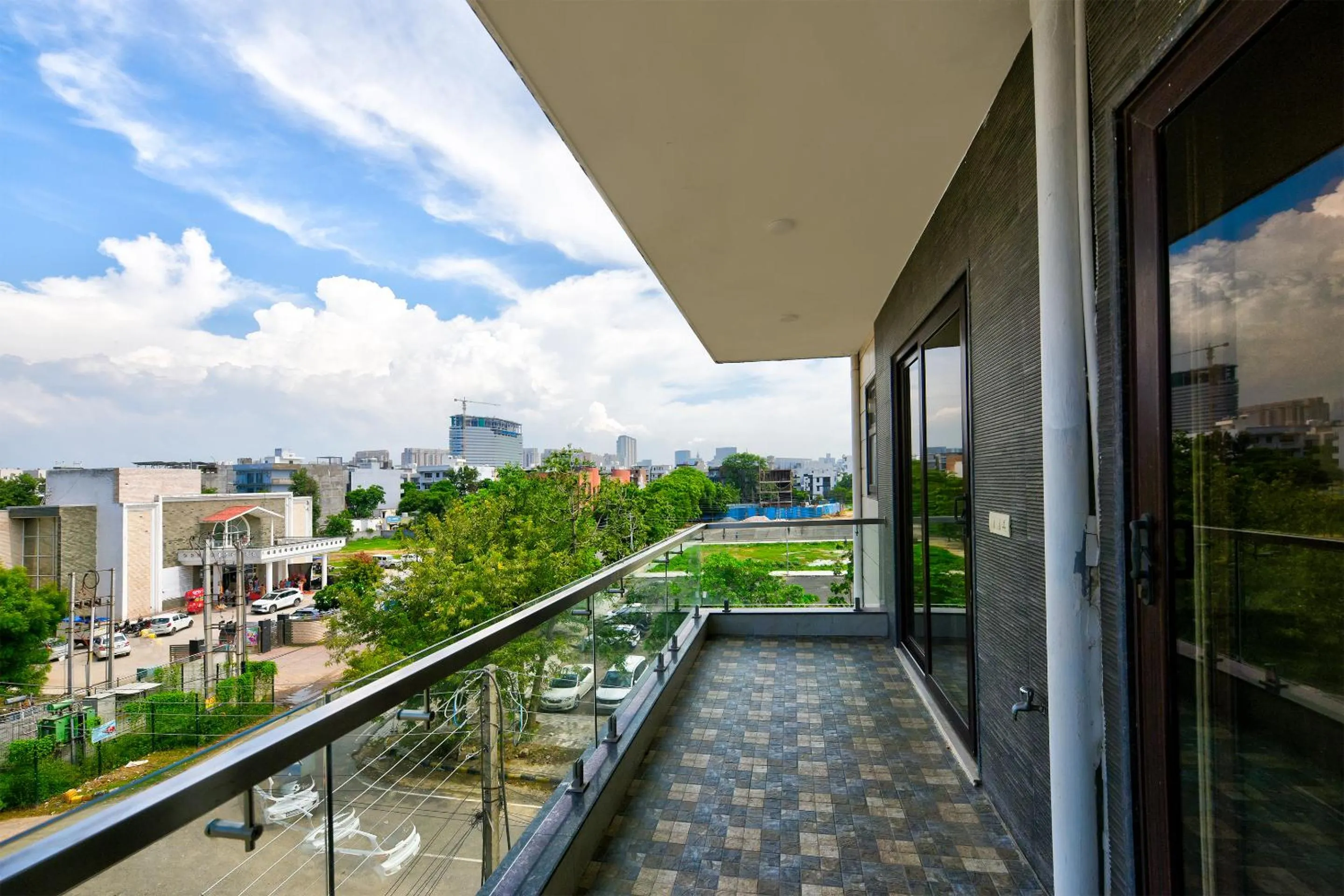 View (from property/room) in Hotel Leaf 9 Boutique, Near Golf Course Road and Galleria Market