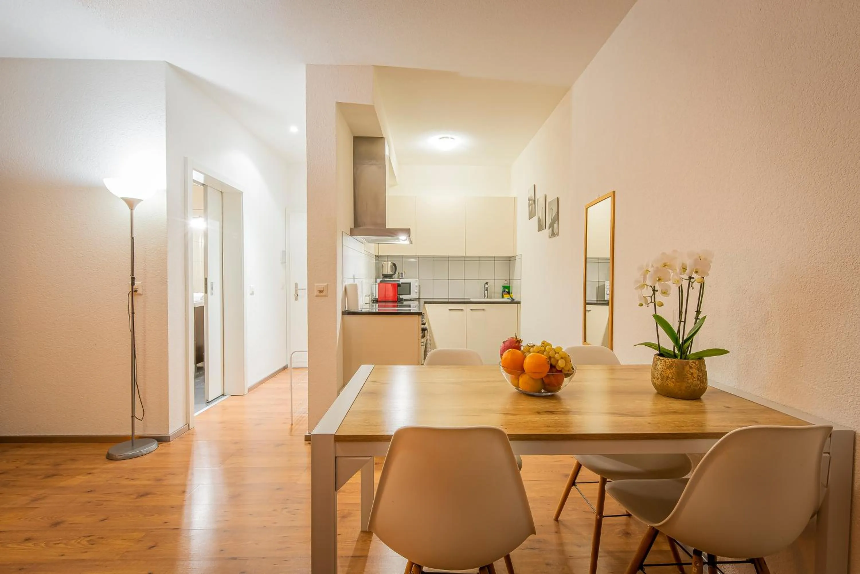 Kitchen or kitchenette in Los Lorentes Residences Bulle