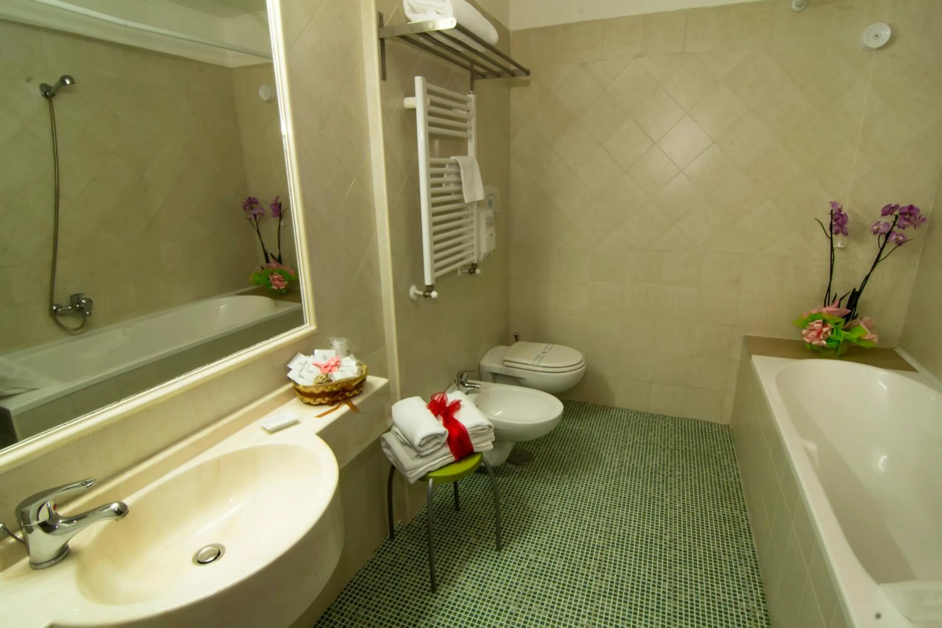 Bathroom in Hotel degli Amici