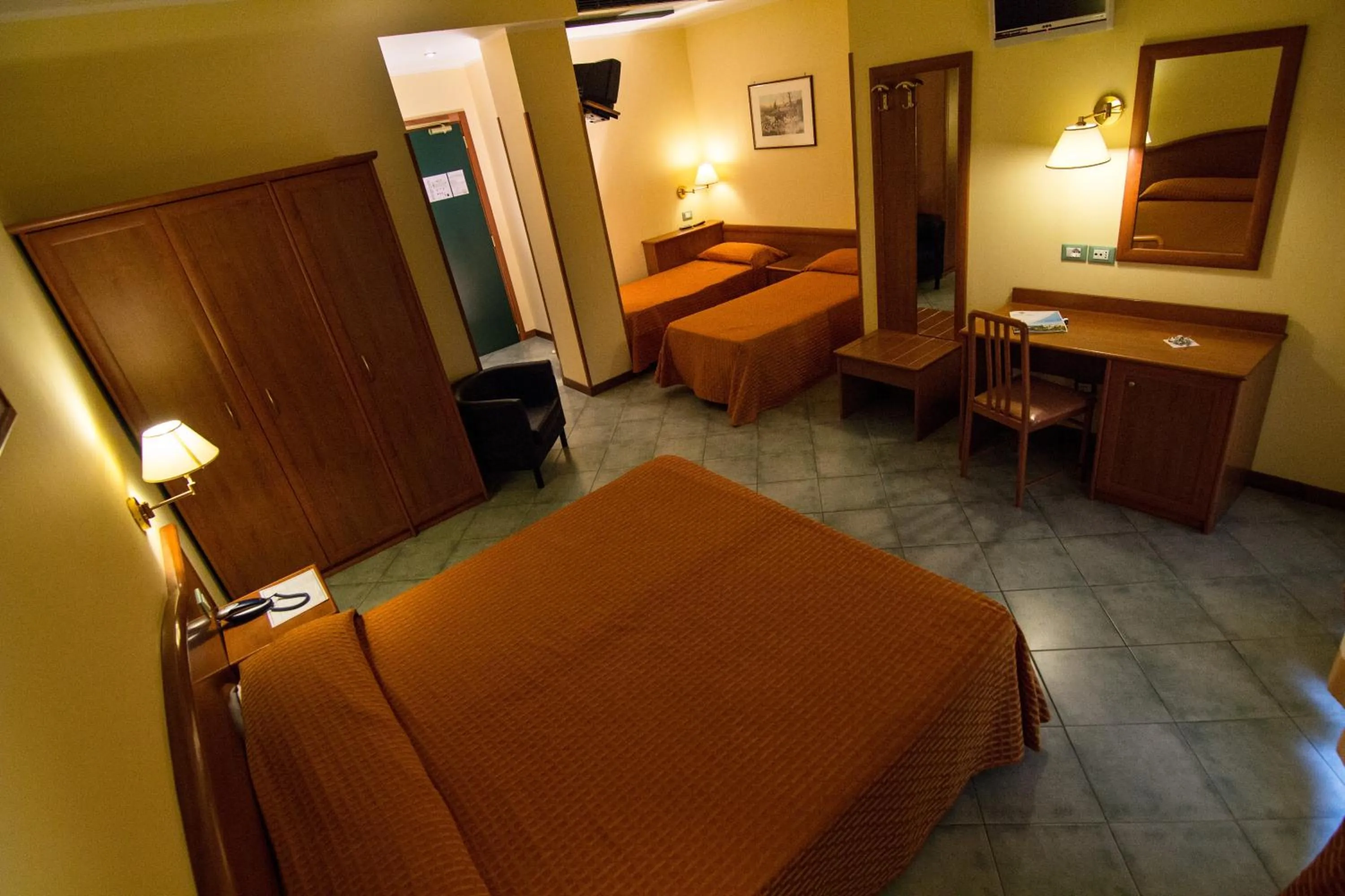 Bedroom, Bed in Hotel degli Amici